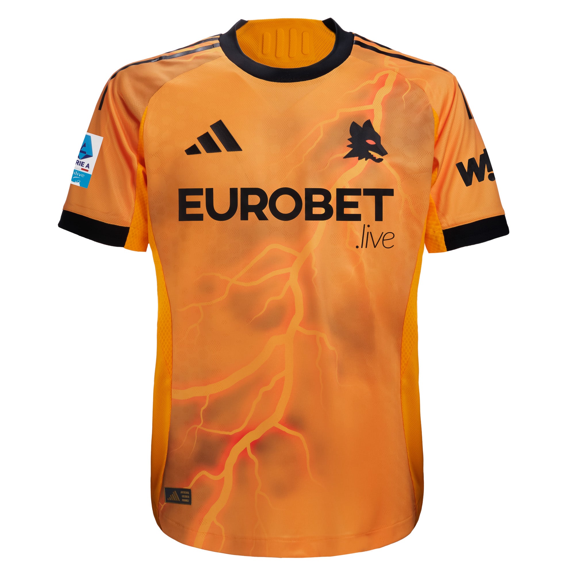 AS Roma 2025/26 Authentic Away Match Shirt – Signed – Donyell Malen