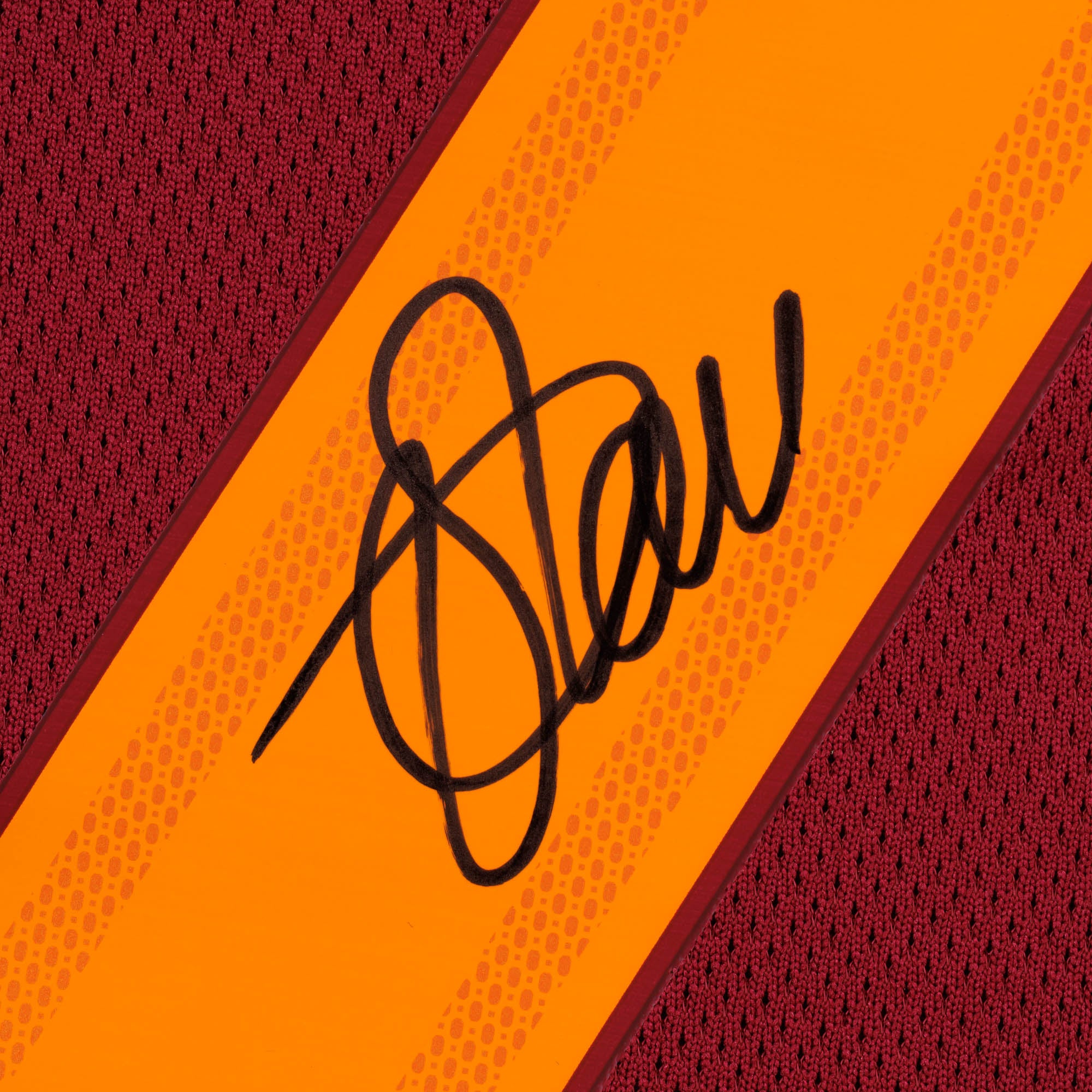 AS Roma 2025/26 Authentic Home Match Shirt – Signed – Manu Koné