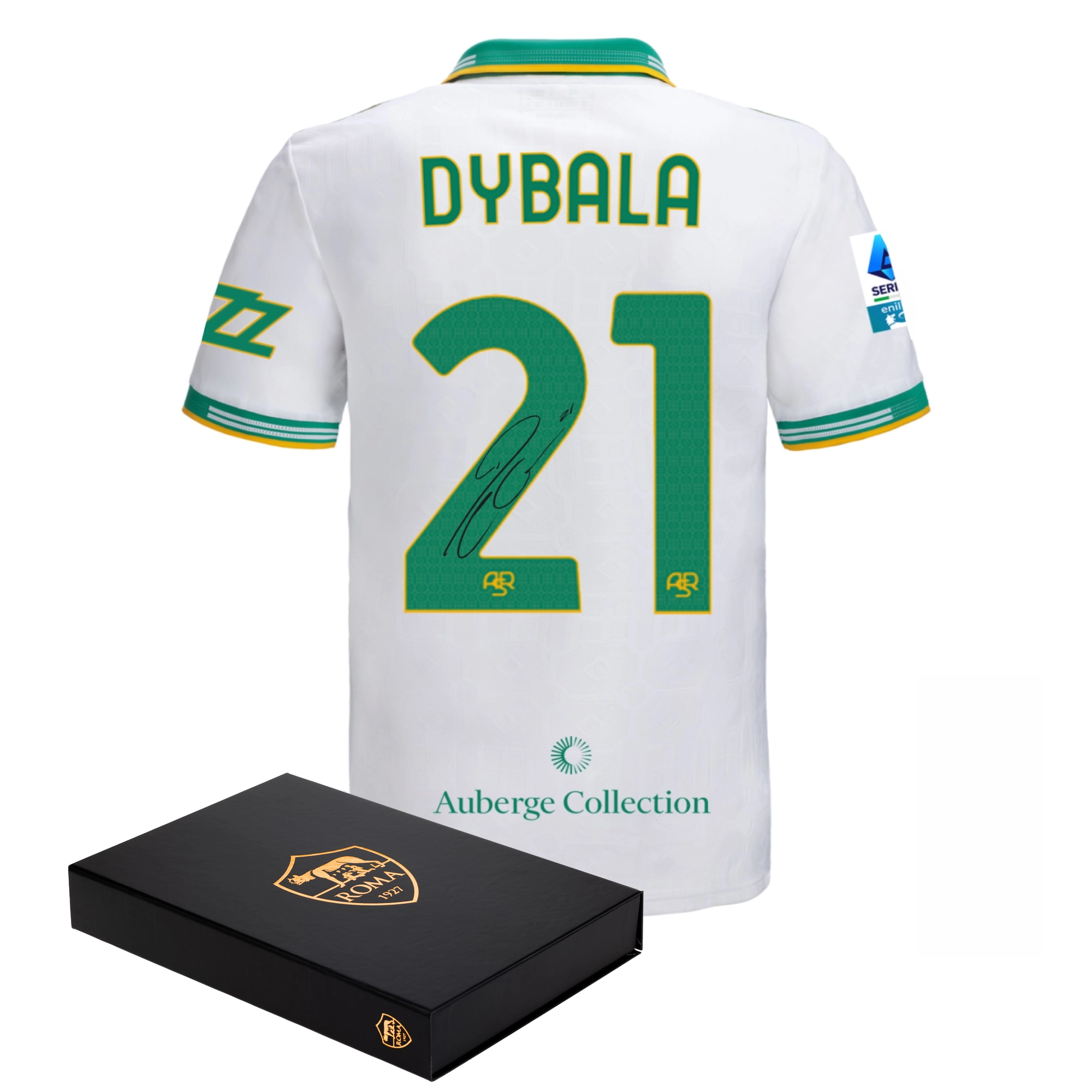 Maglia Match AS Roma Third Authentic 2025/26 – Autografata – Paulo Dybala