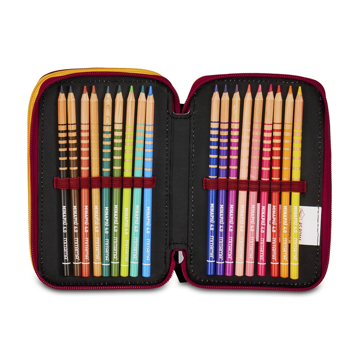 AS Roma 2025/26 Wolf Logo Three-Compartment Pencil Case