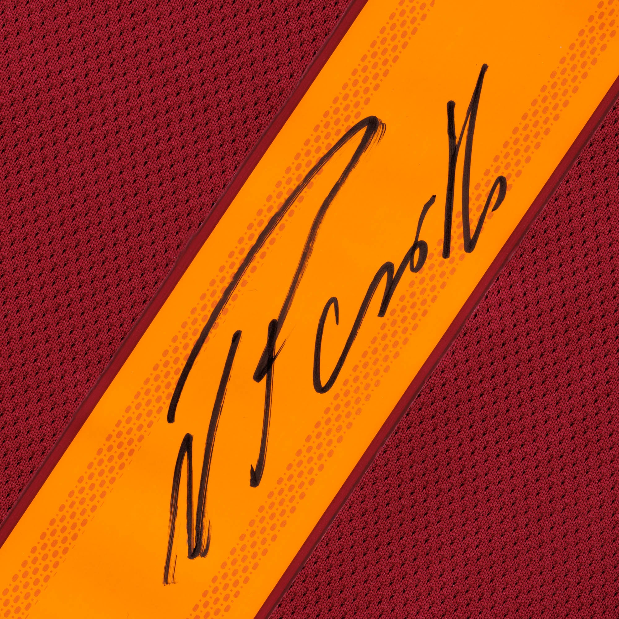 AS Roma 2025/26 Authentic Home Match Shirt – Signed – Niccolò Pisilli