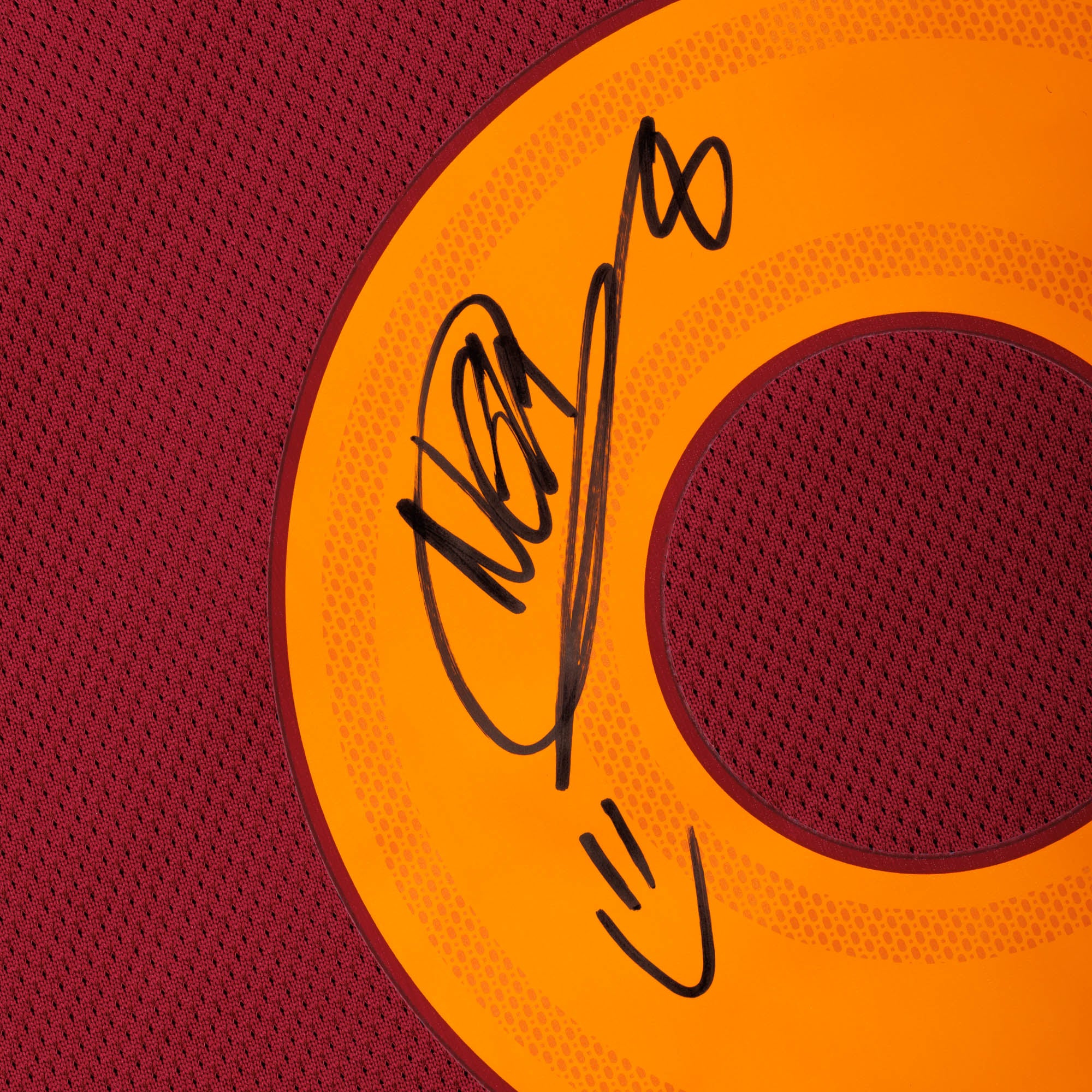 AS Roma 2025/26 Authentic Home Match Shirt – Signed – Neil El Aynaoui