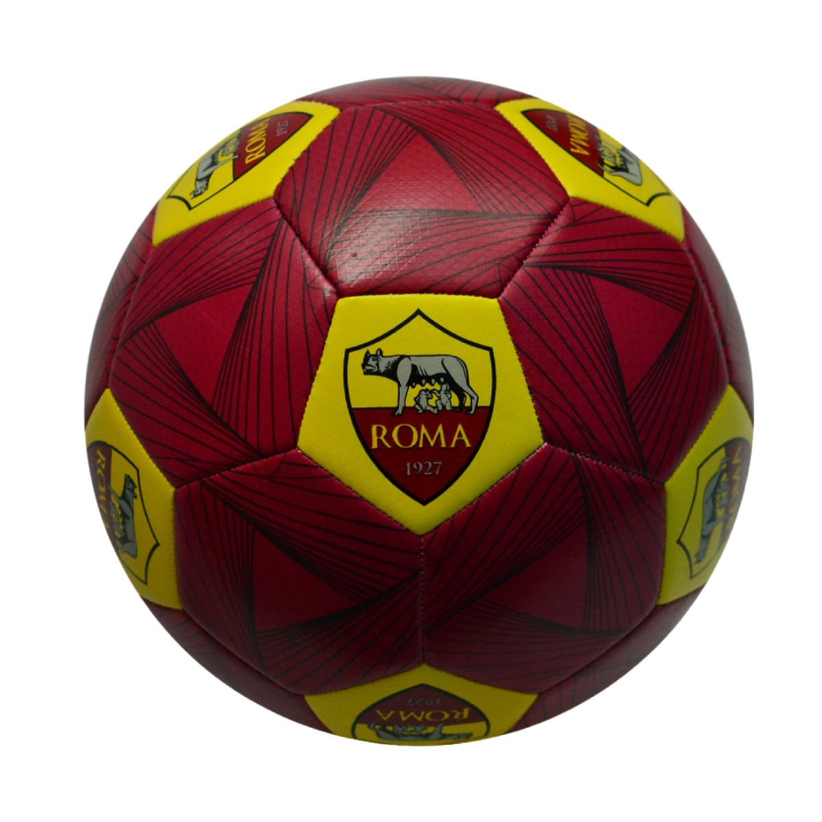 Pallone da calcio con logo AS Roma, Taglia 5