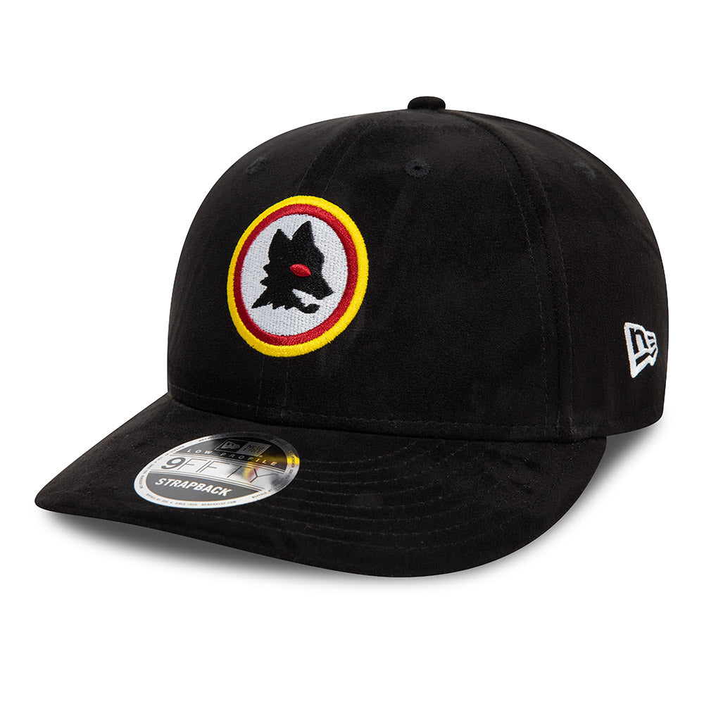 Cappellino New Era Lupetto 9Fifty New Era X AS Roma, Adulto, Nero