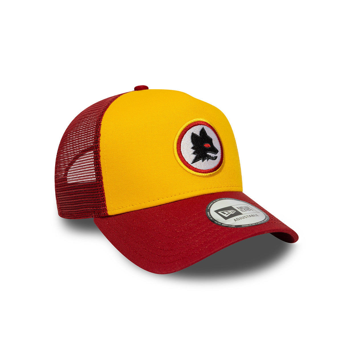 New Era Trucker A-Frame AS Roma Contrast Cap, Adult, Yellow