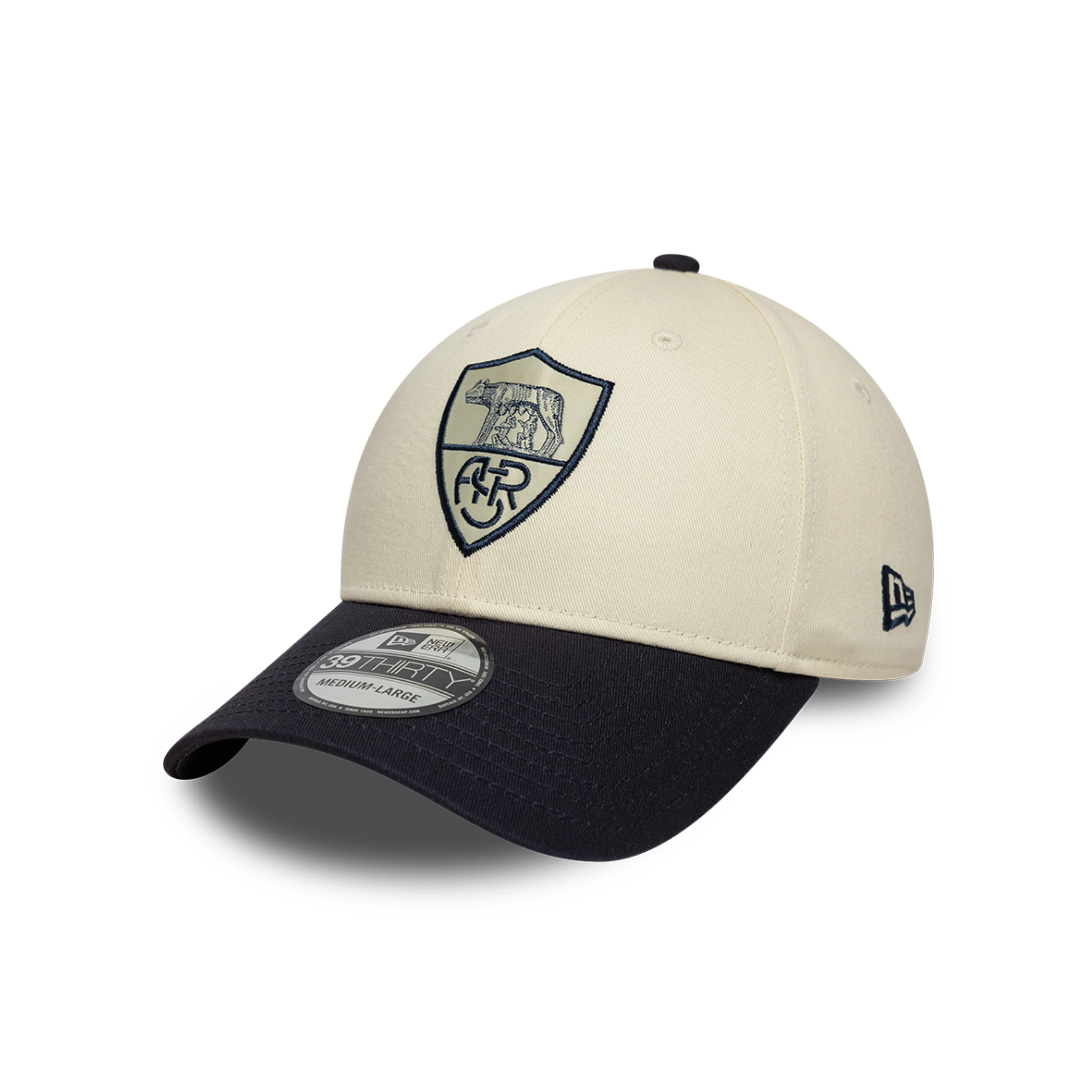 Cappellino New Era Season 39Thirty AS Roma, Beige, Adulto 60897647
