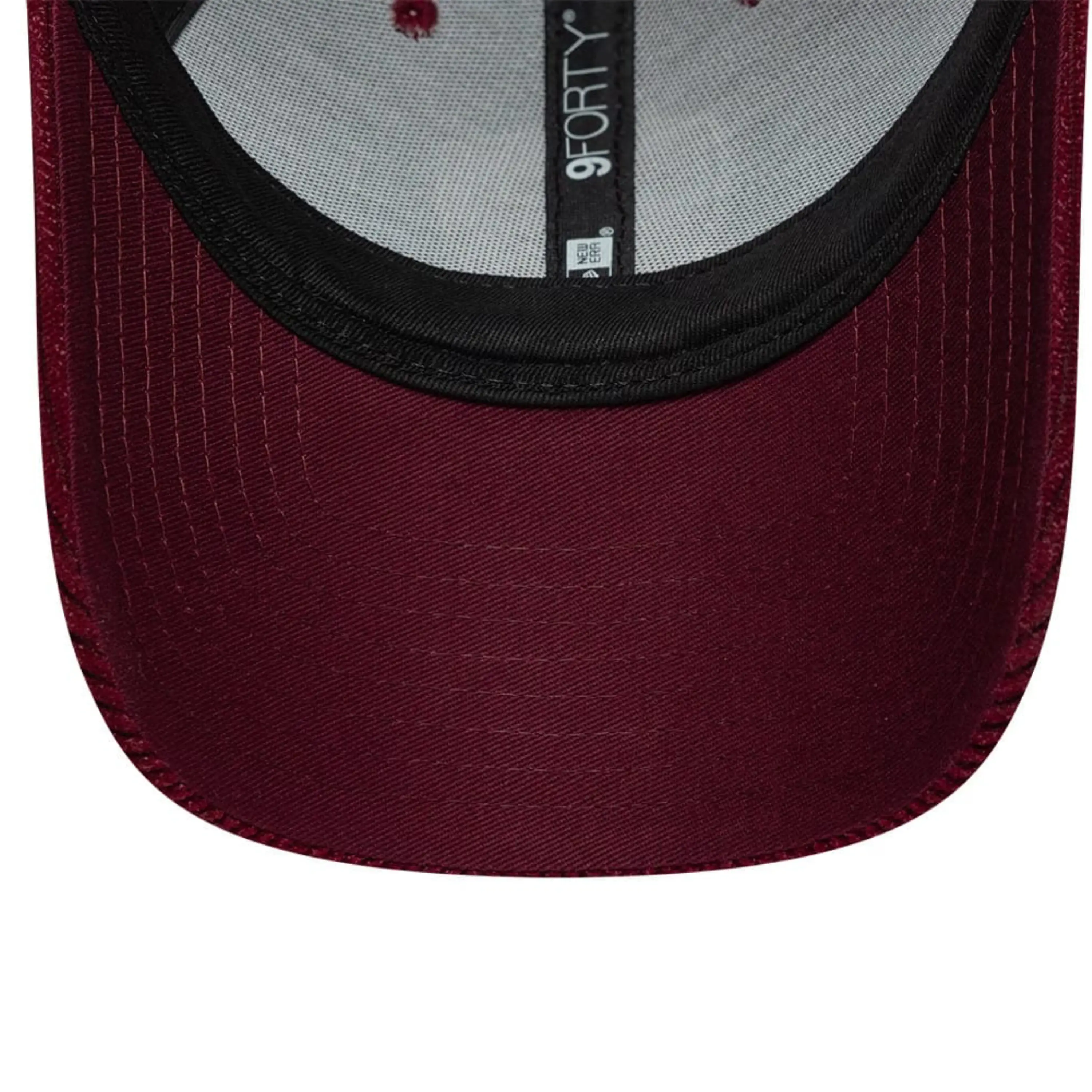 Cappellino New Era 9Forty AS Roma a coste, Bordeaux, Adulto