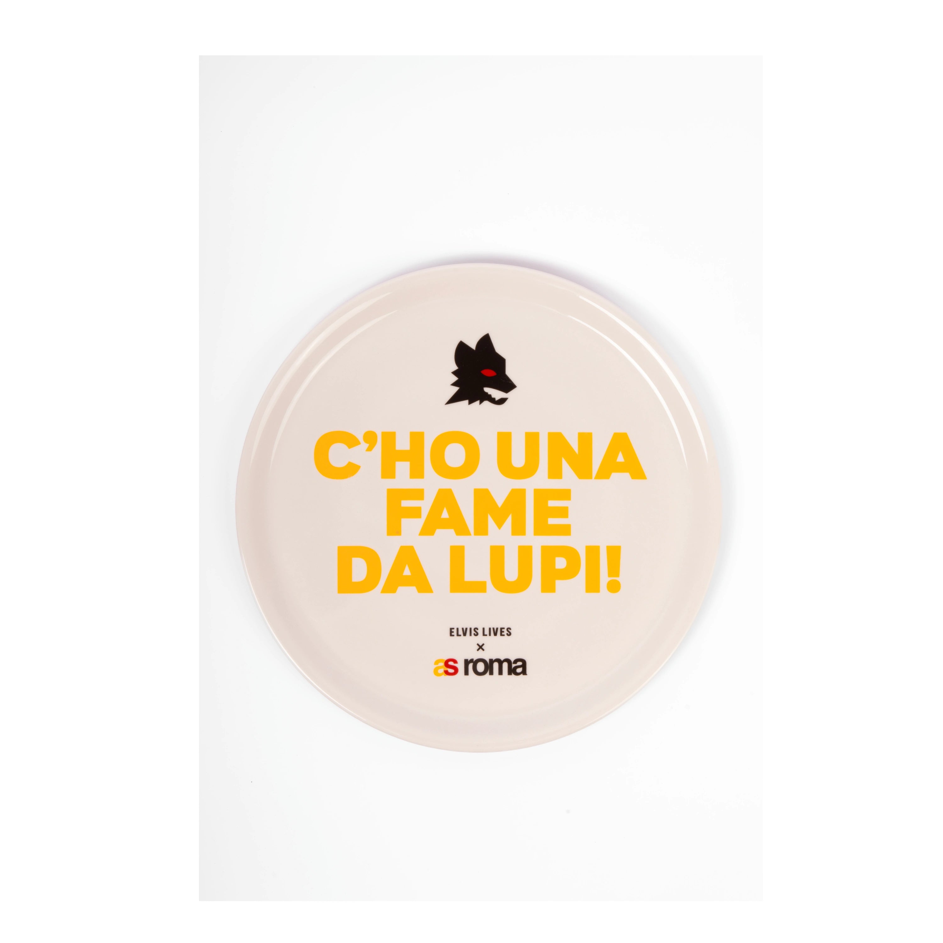 Coppia piatti da pizza Elvis Lives x AS Roma
