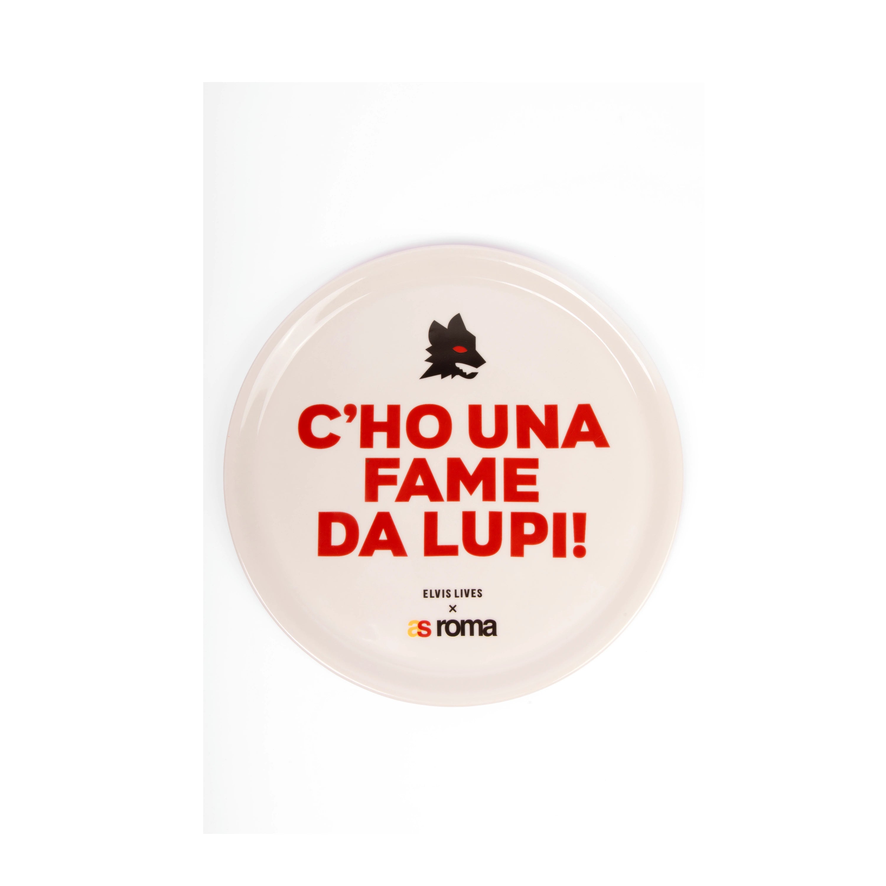 Coppia piatti da pizza “Elvis Lives” x AS Roma