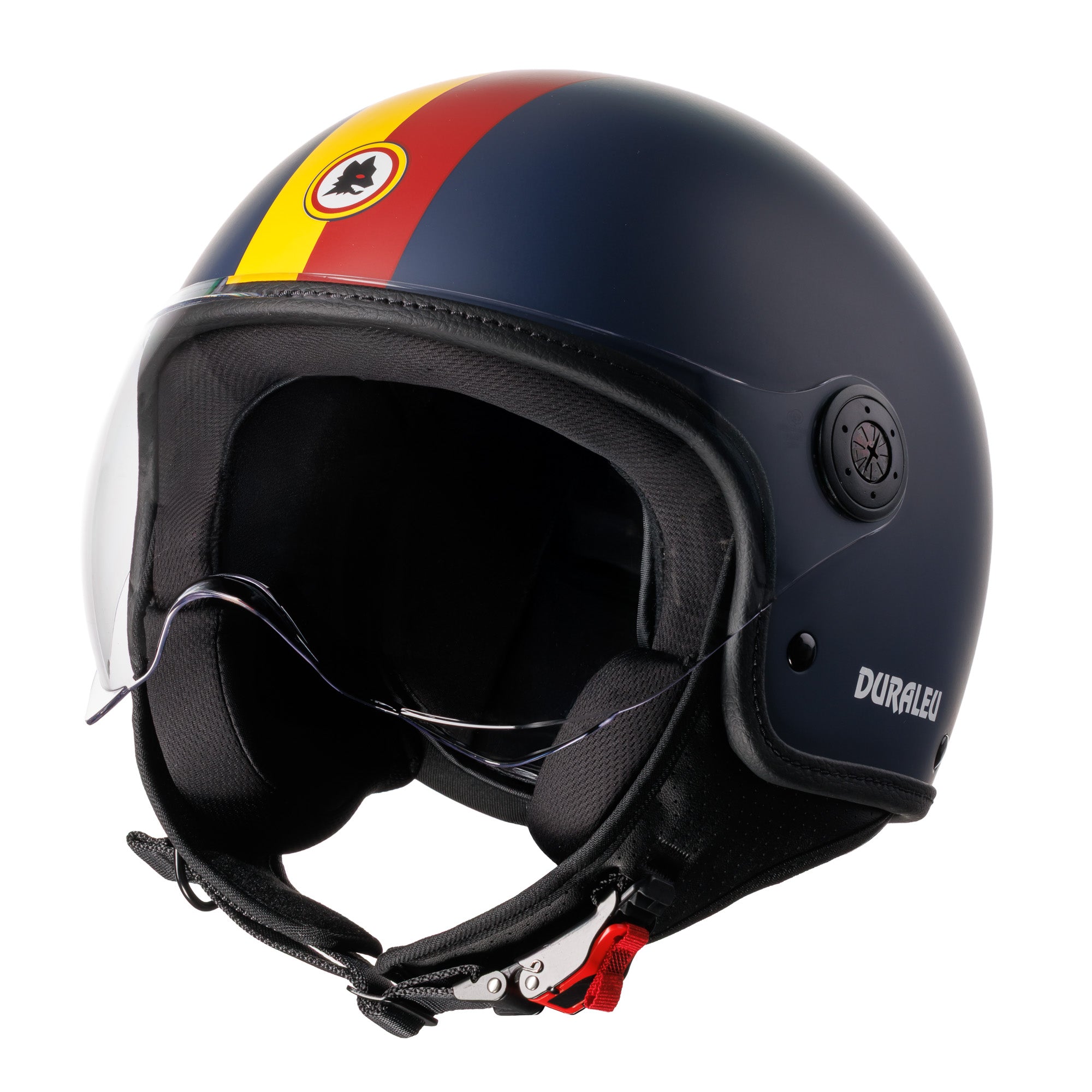 Casco Moto AS Roma con visiera Duraleu