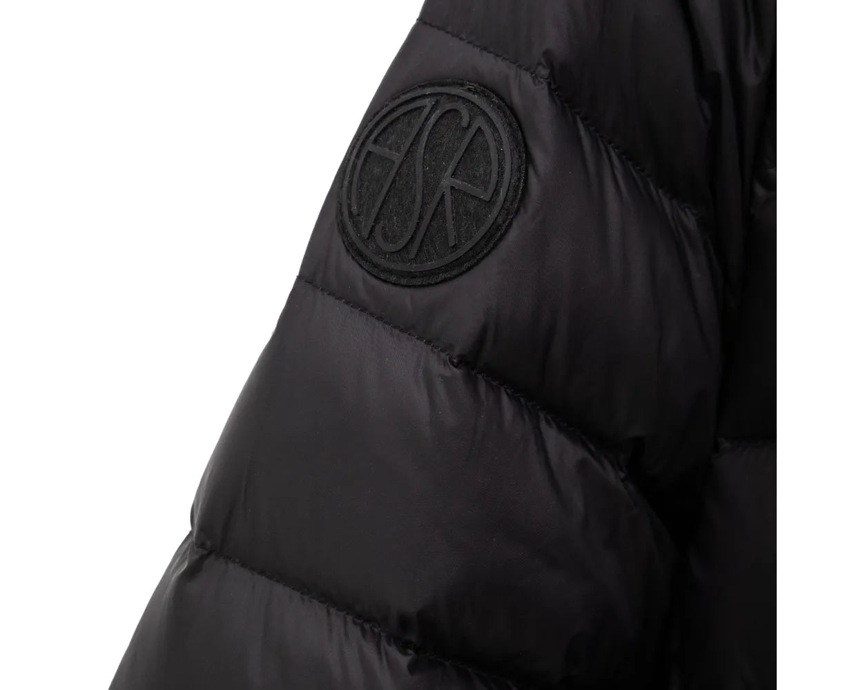 AS Roma 100g Ultralight Down Jacket, ASR Logo, Adult, Black