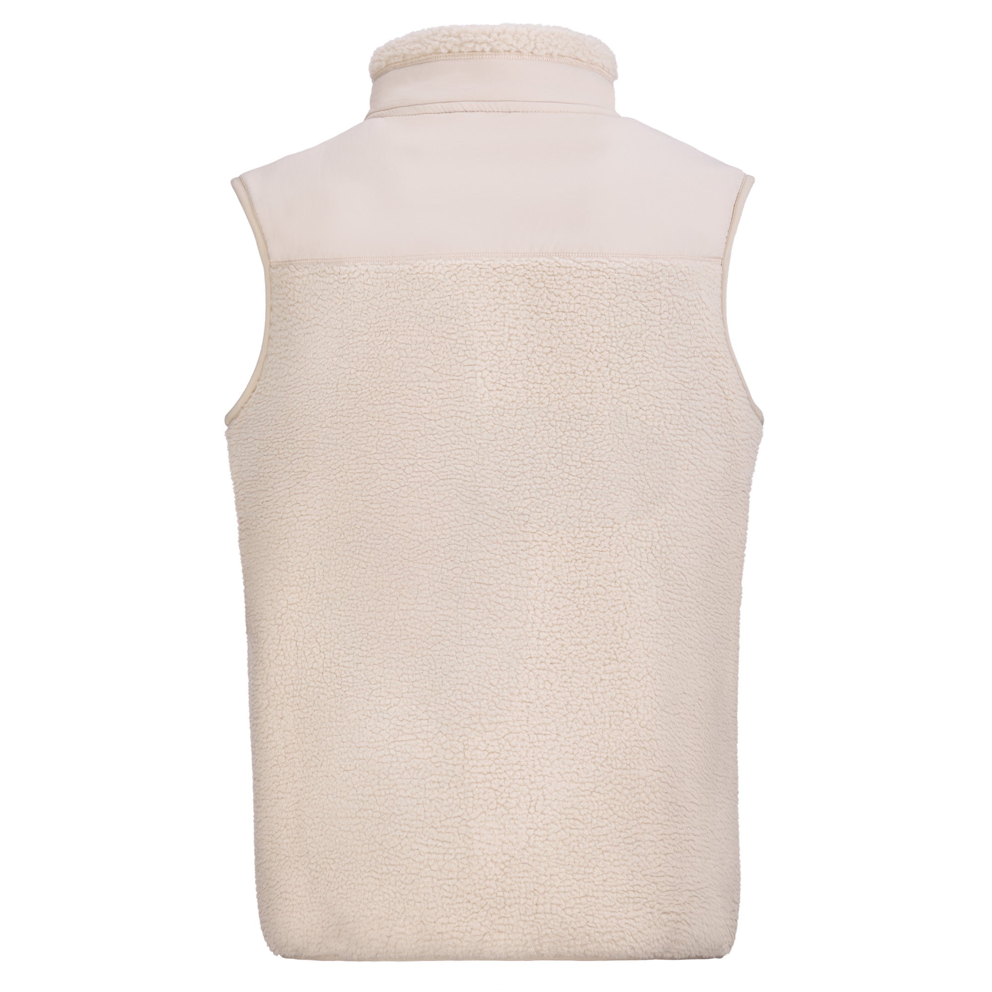 ASR logo Fleece waistcoat, Beige, Unisex