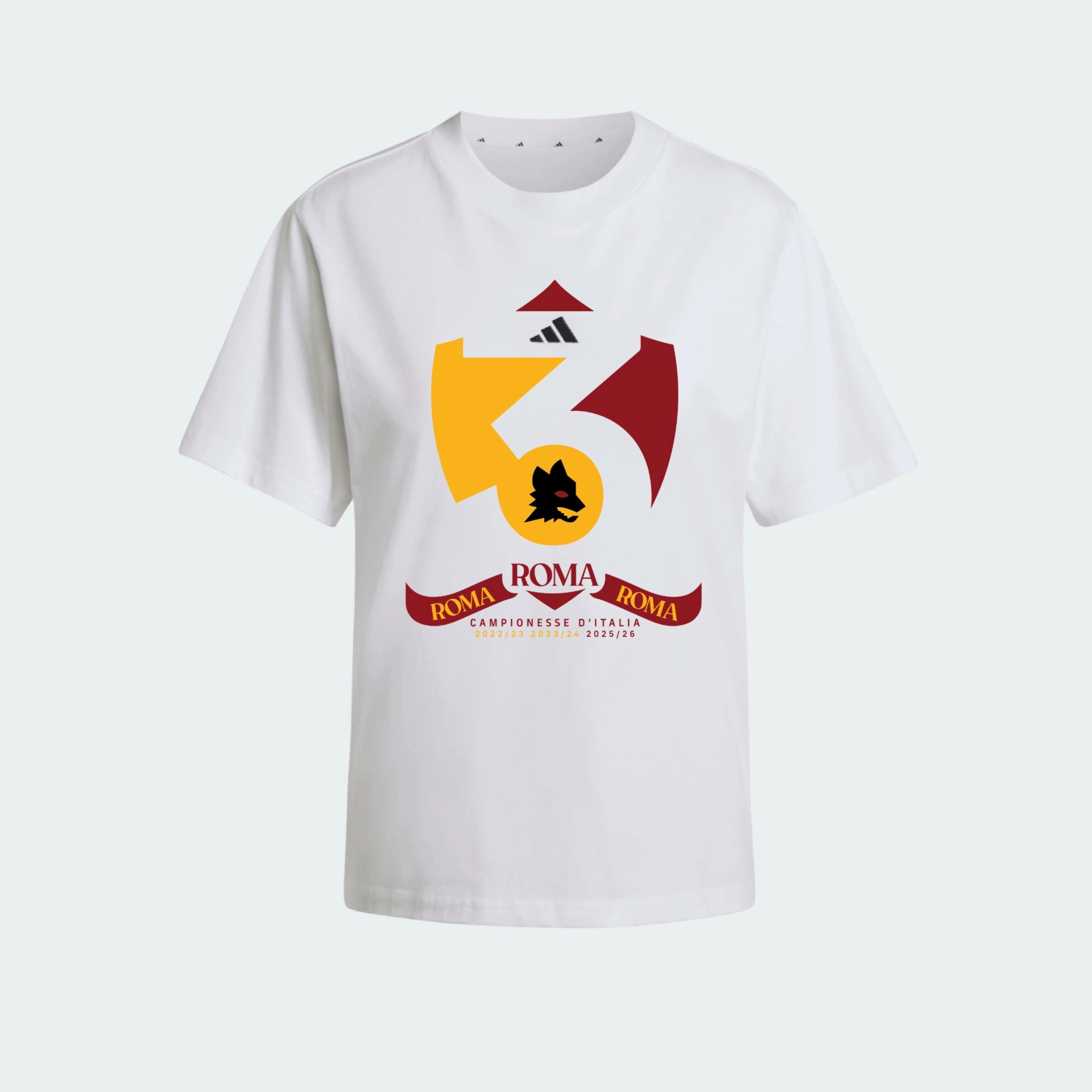 T-shirt celebrativa Scudetto AS Roma femminile 25/26