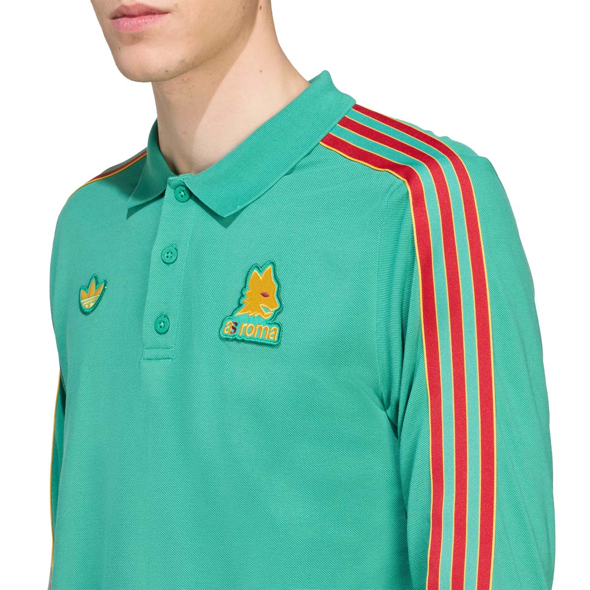 Polo adidas Terrace Icons AS Roma, Uomo