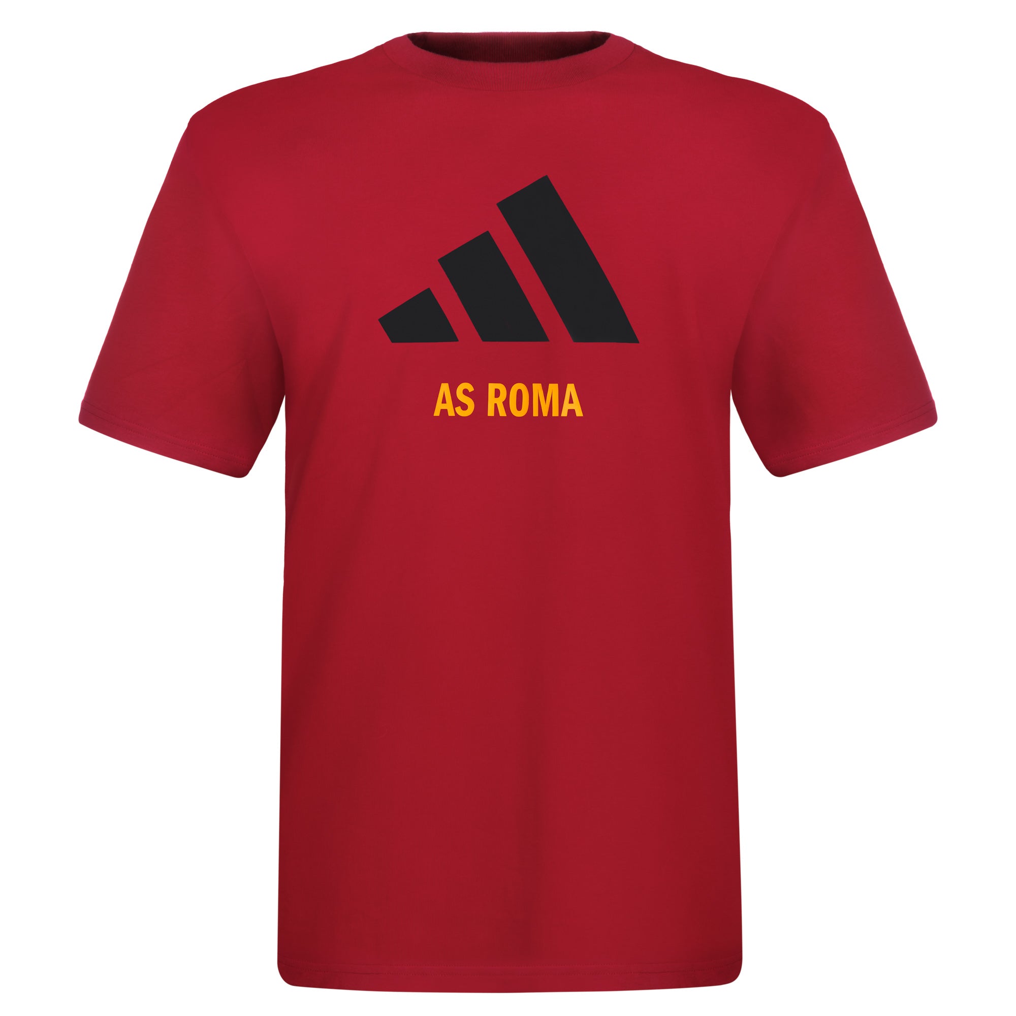 AS Roma T-shirt with Adidas Logo, Red | AS Roma Store
