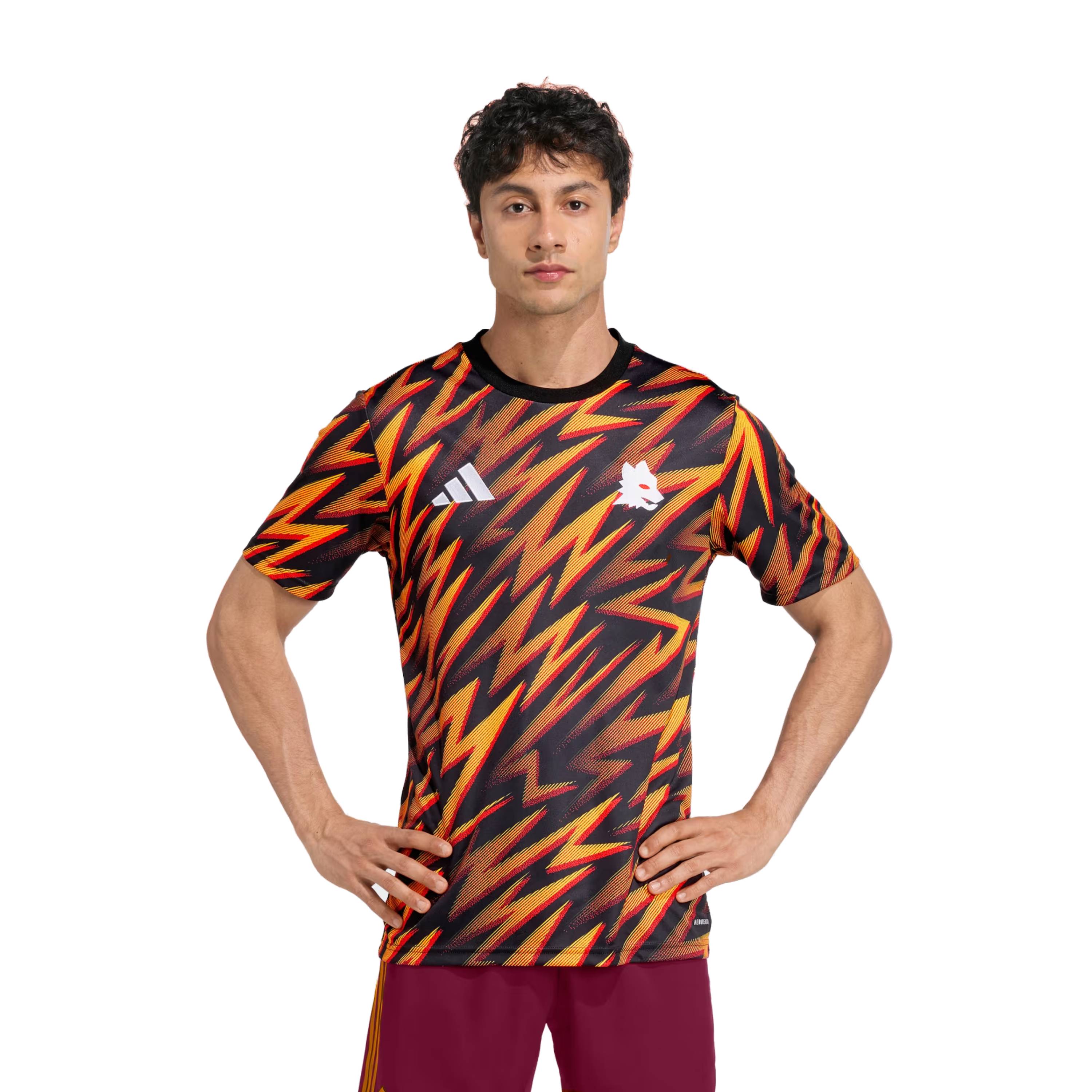 Maglia Pre-Match AS Roma 2025/26 , adulto