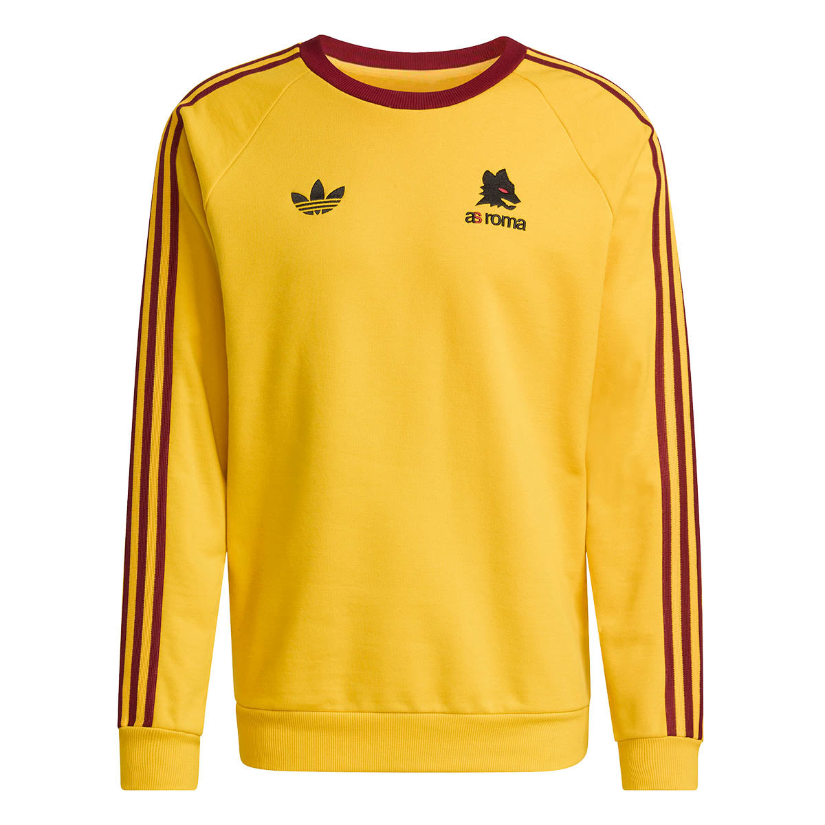 Felpa adidas Originals AS Roma, 100% Cotone