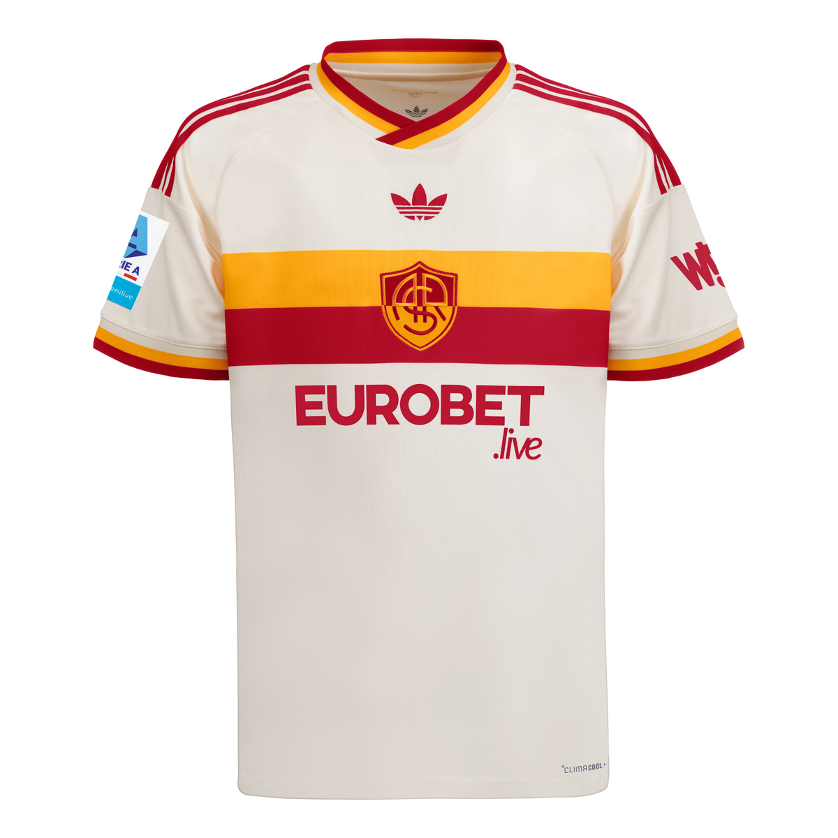 Maglia Match AS Roma Away Authentic 2026/27 – Autografata Donyell Malen + Patch Serie A