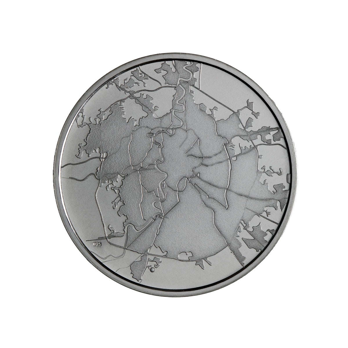 Official AS Roma 2025/26 Commemorative Medal, 925% silver, 32 mm