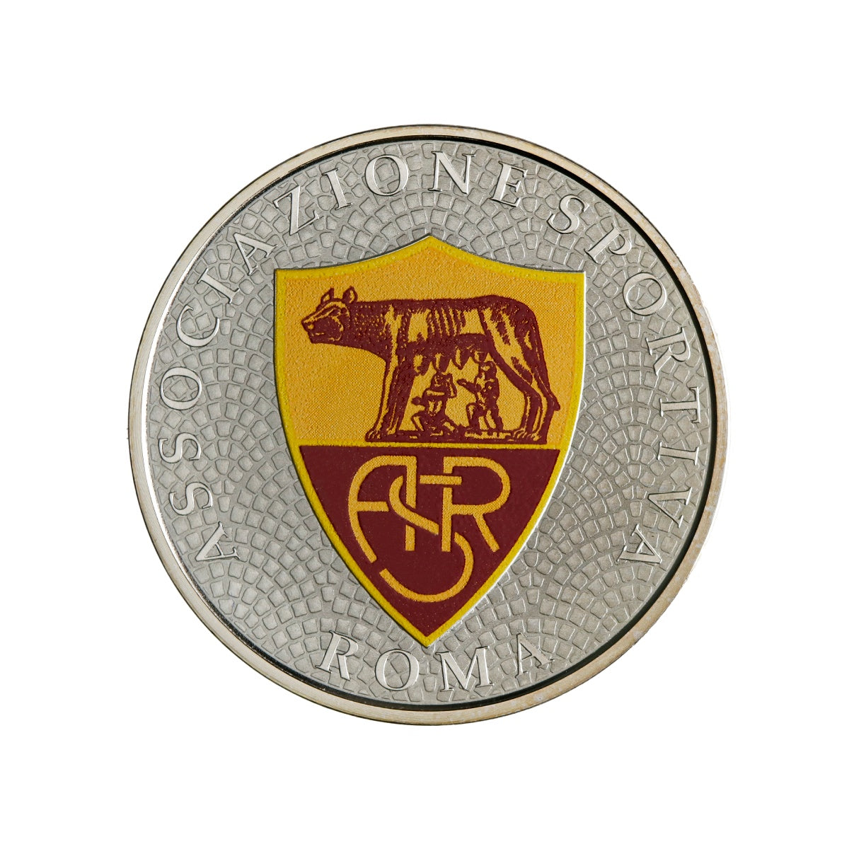 Medaglia Celebrativa Ufficiale AS Roma 2025/26 argento 925%, 32 mm