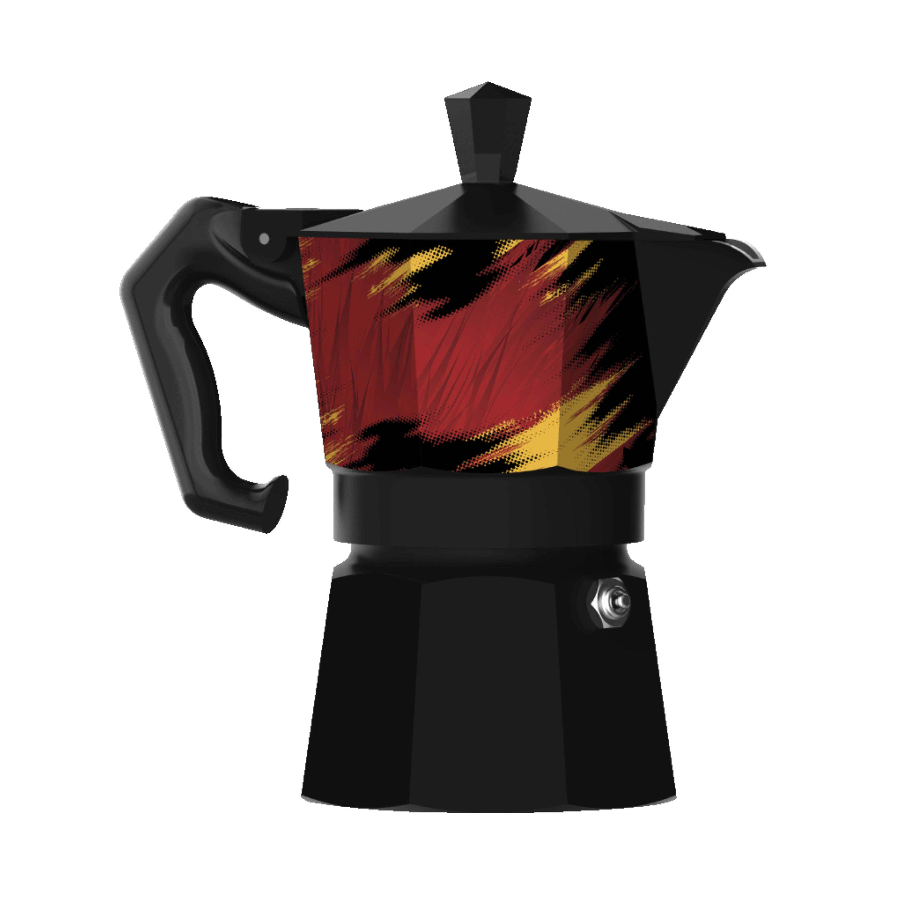 Moka Express Bialetti x AS Roma 3 Tazze front