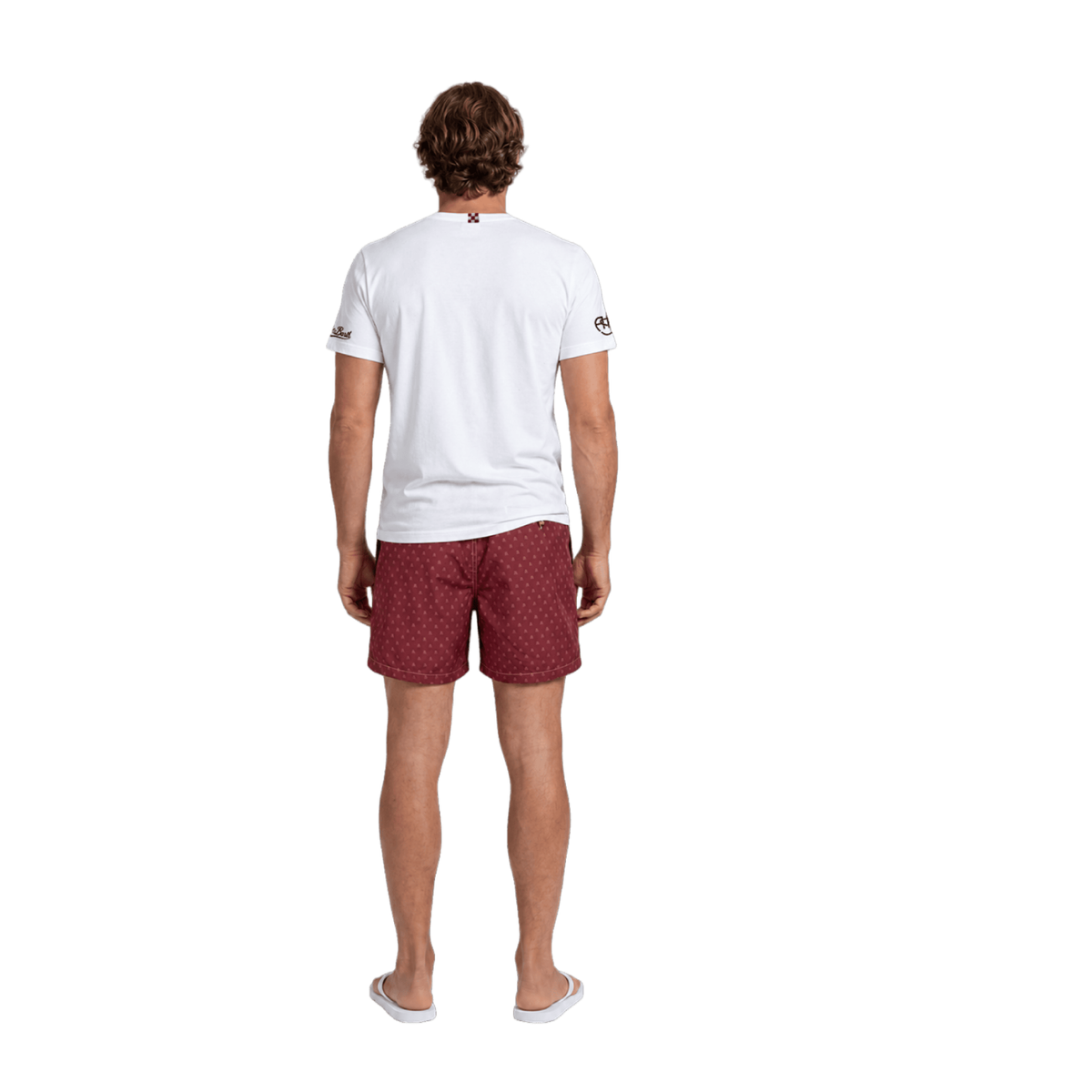 Saint Barth “Portofino” "Roma Ti Amo" T-shirt, Men's, White