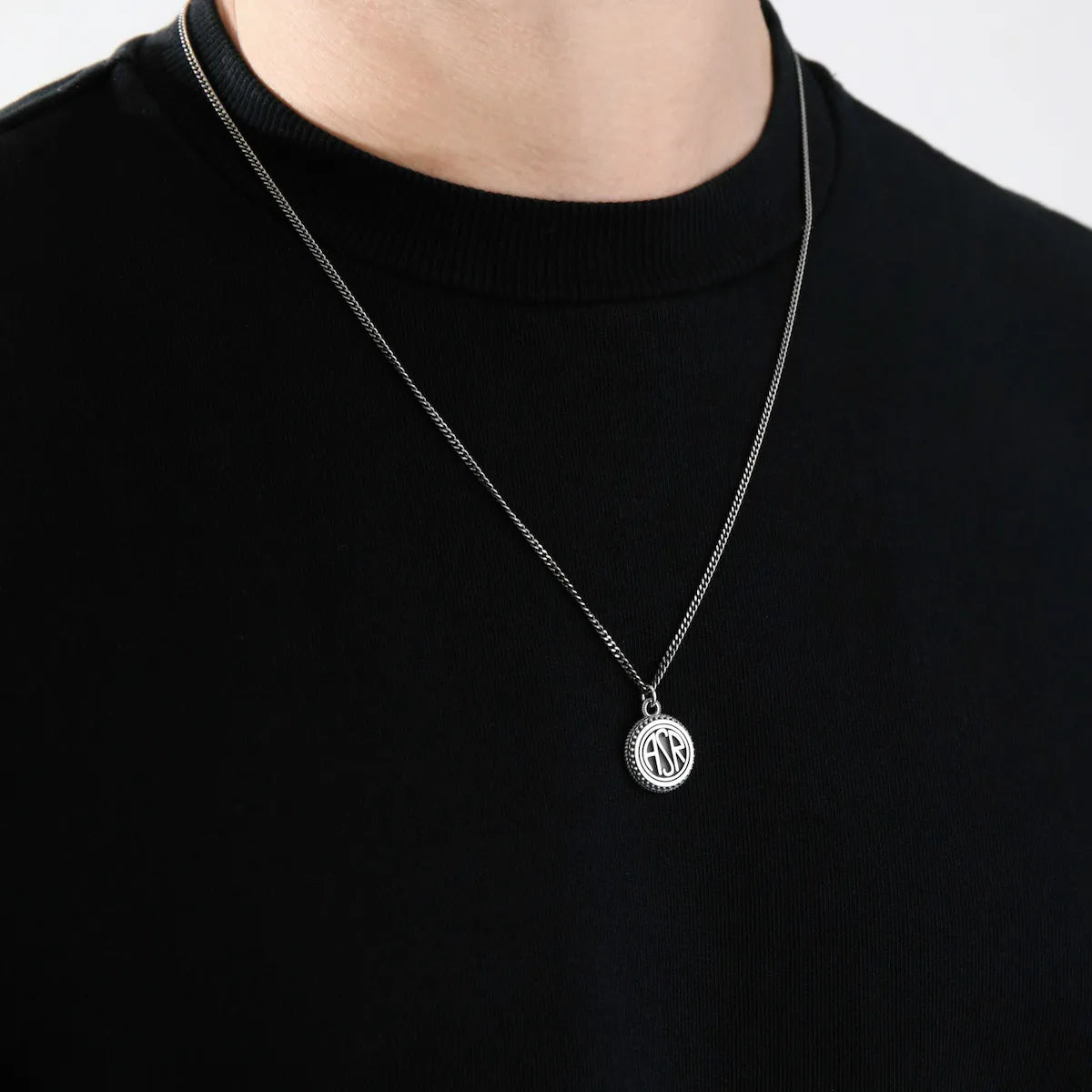 Collana Grumetta Pendente ASR tondo AS Roma X Nove25