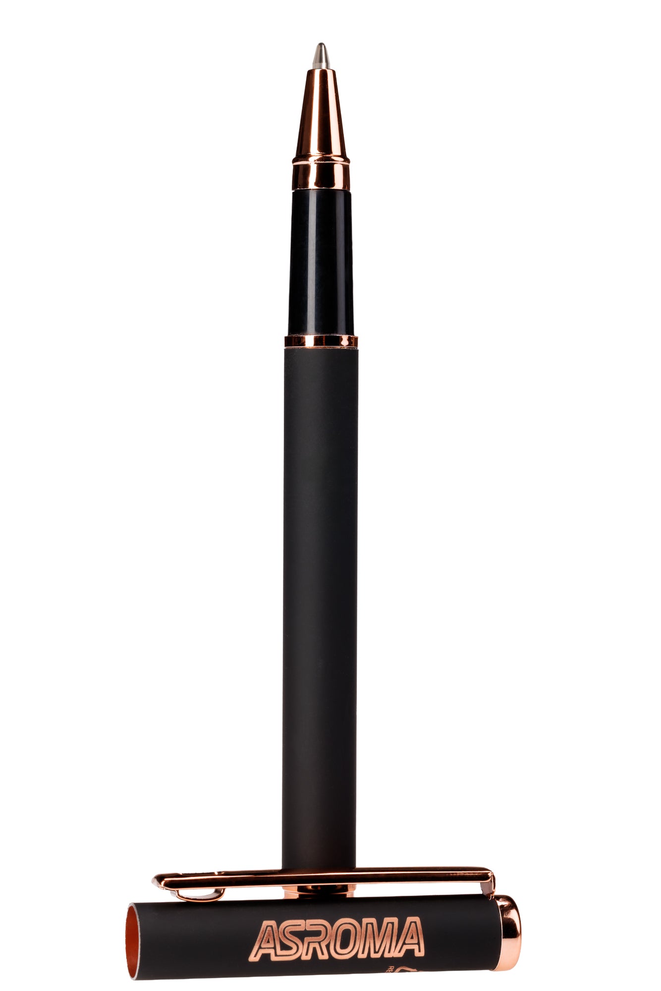 Set Pen + Rollerball AS Roma Logo + Box