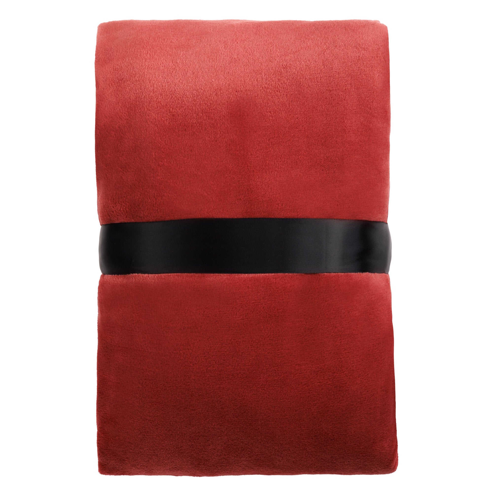 Plaid with Lupetto logo, Red