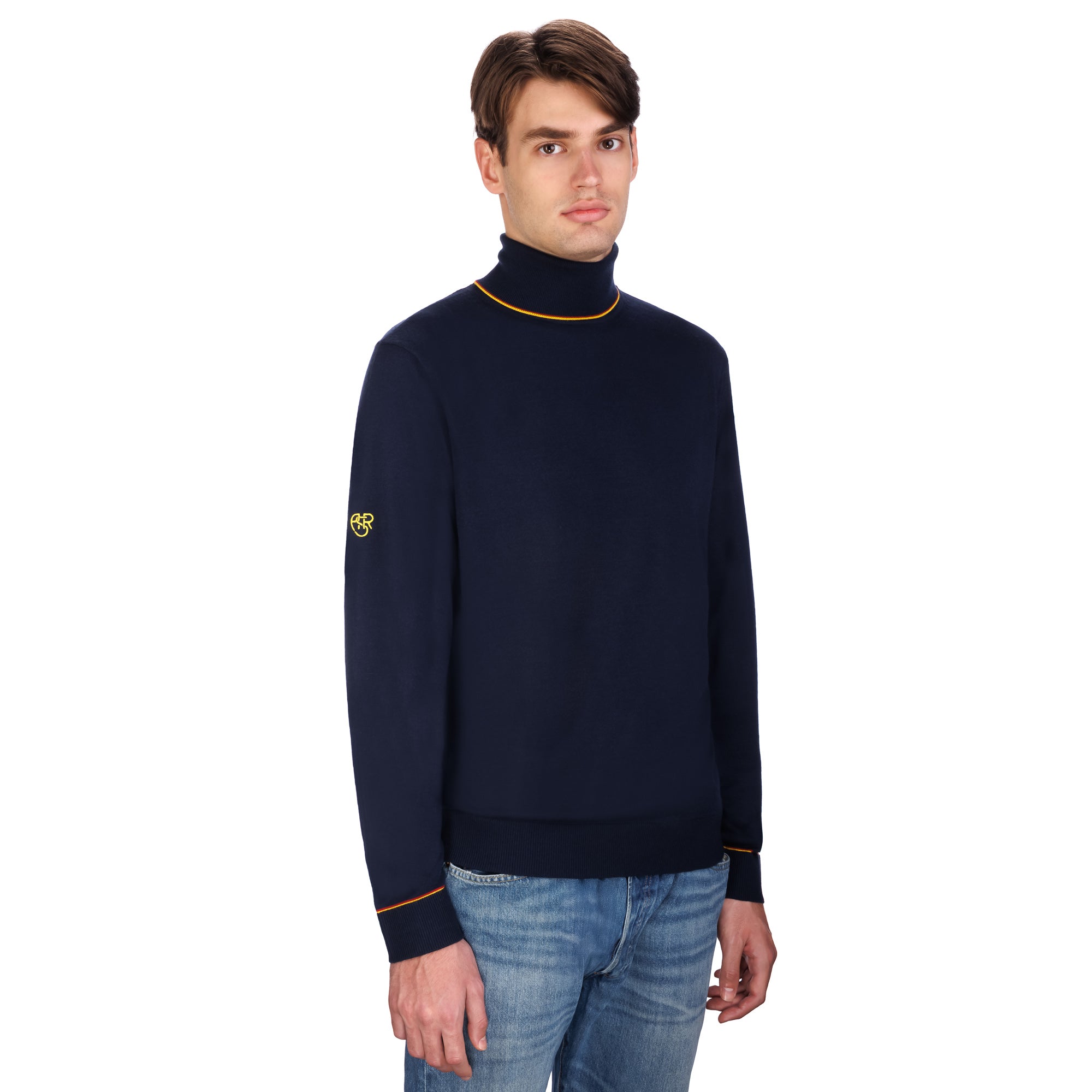 Maglione dolcevita AS Roma Lifestyle Collection, Uomo, Blu