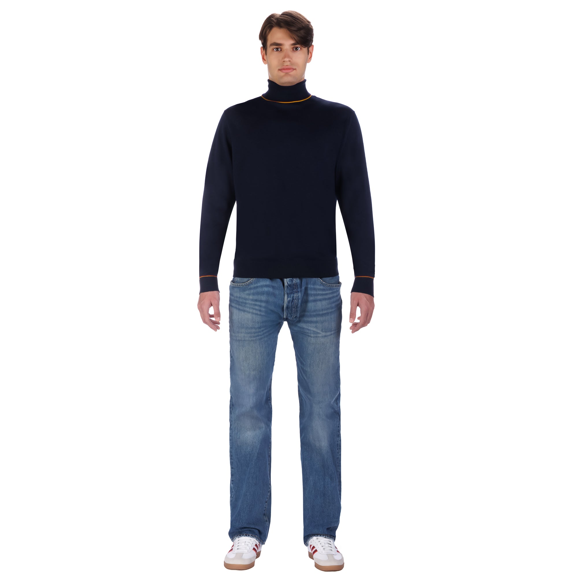 Maglione dolcevita AS Roma Lifestyle Collection, Uomo, Blu