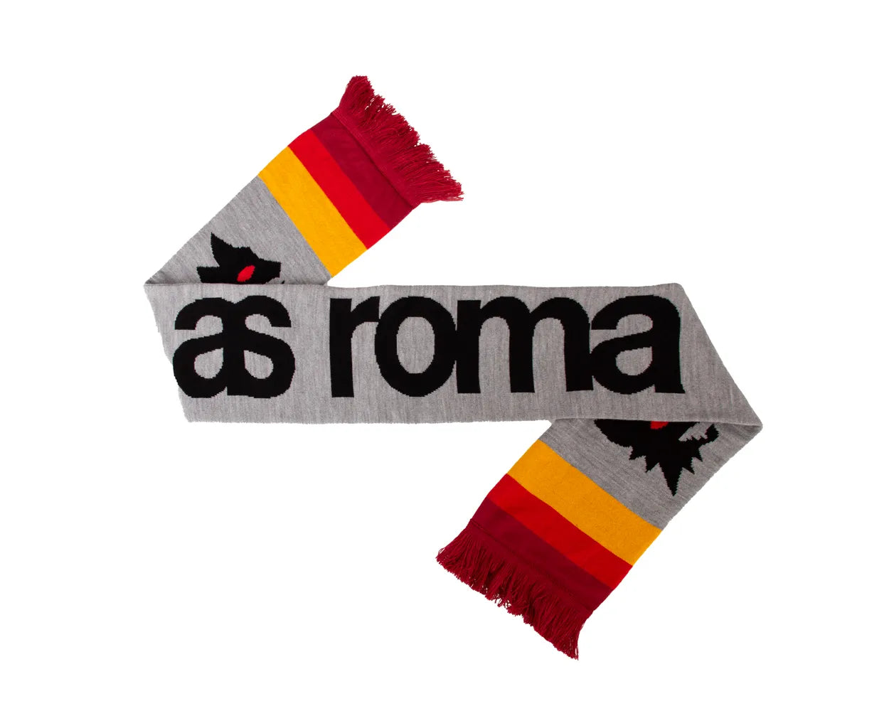 Sciarpa AS Roma con logo Lupetto
