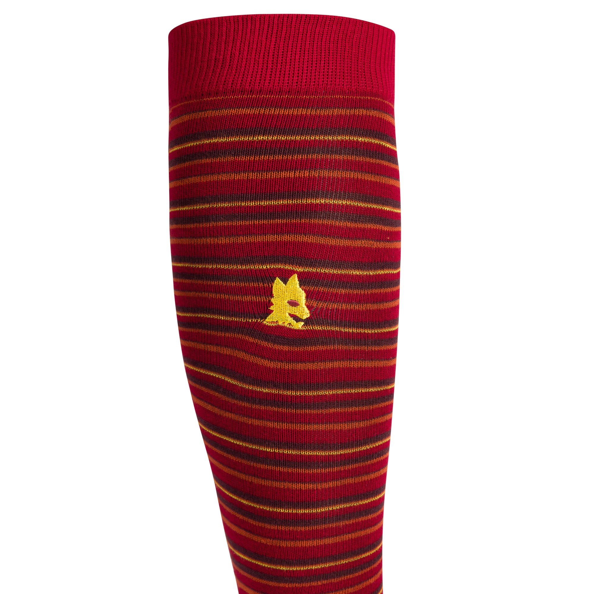 AS Roma Socks with Wolf Logo, Red, Unisex