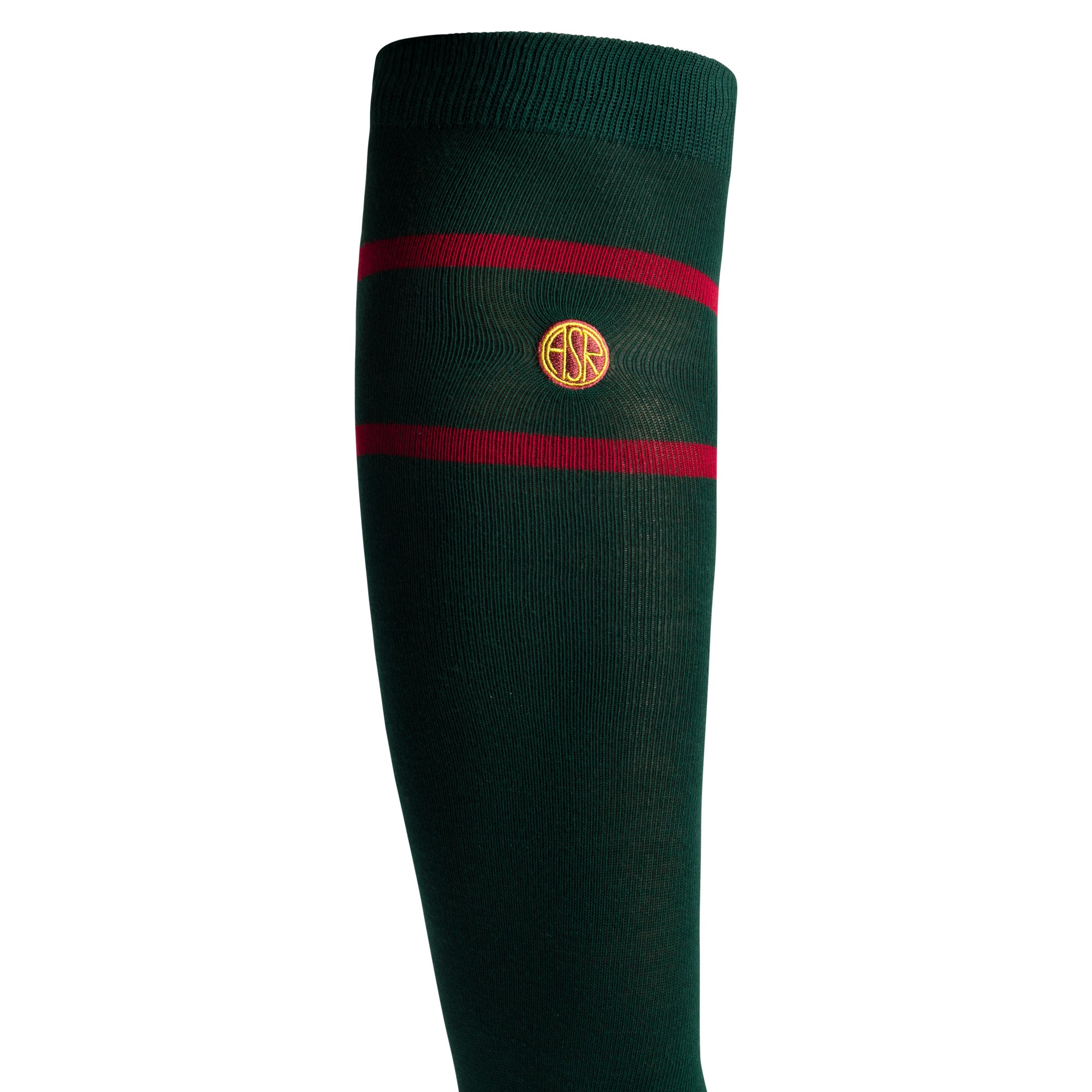 Calze AS Roma con logo ASR, Verde, Unisex