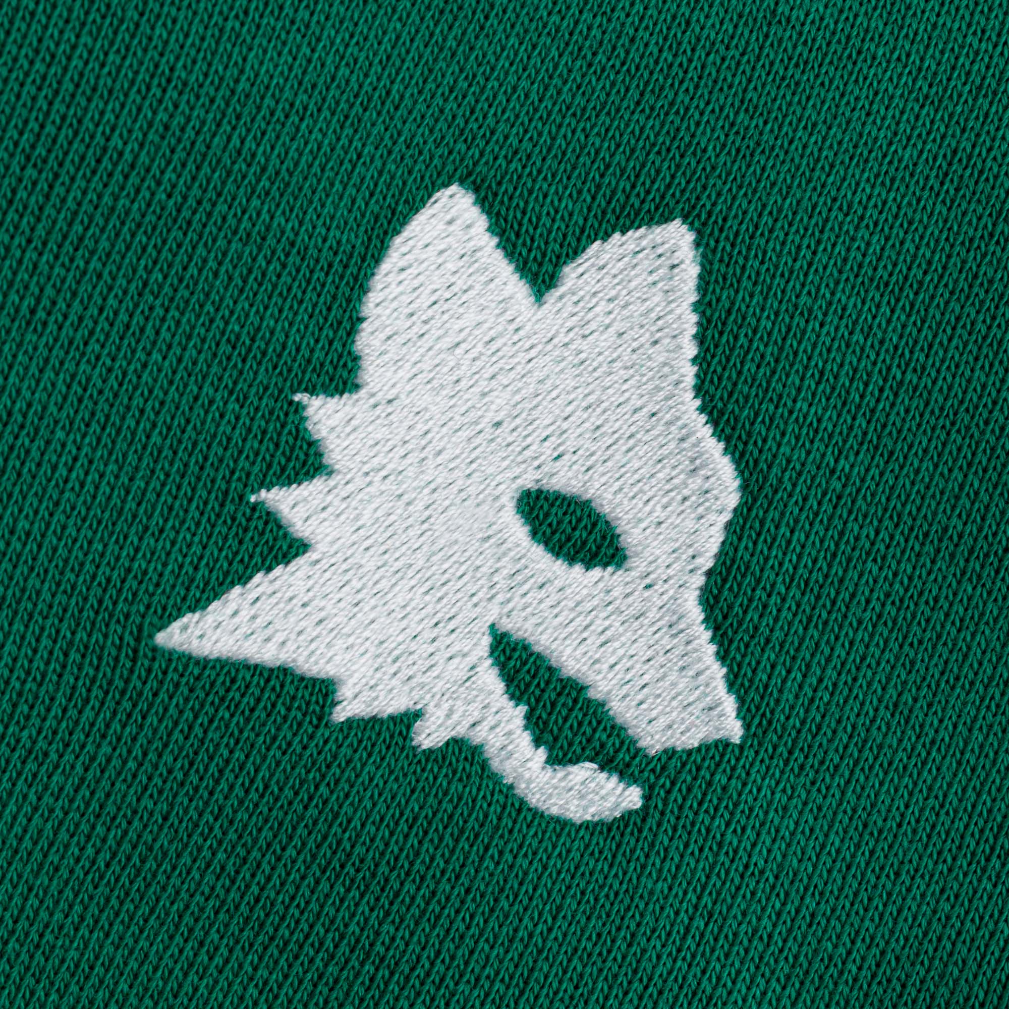 Children's Green Turtleneck Logo Sports Sweatshirt