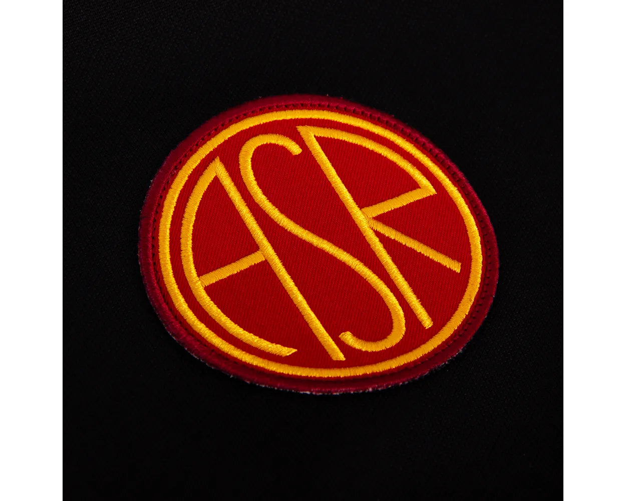 Felpa retrò full zip AS Roma, Adulto, Nero