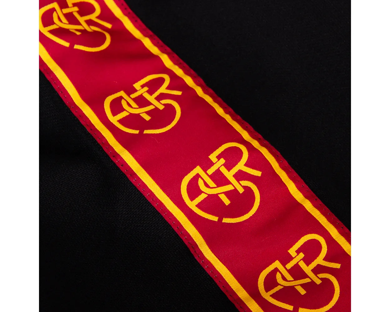 Felpa retrò full zip AS Roma, Adulto, Nero