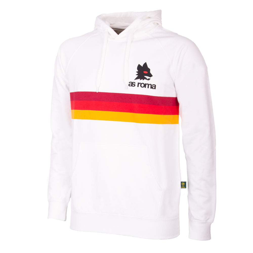 AS Roma Retro Striped Hoodie with Wolf Logo | AS Roma Store