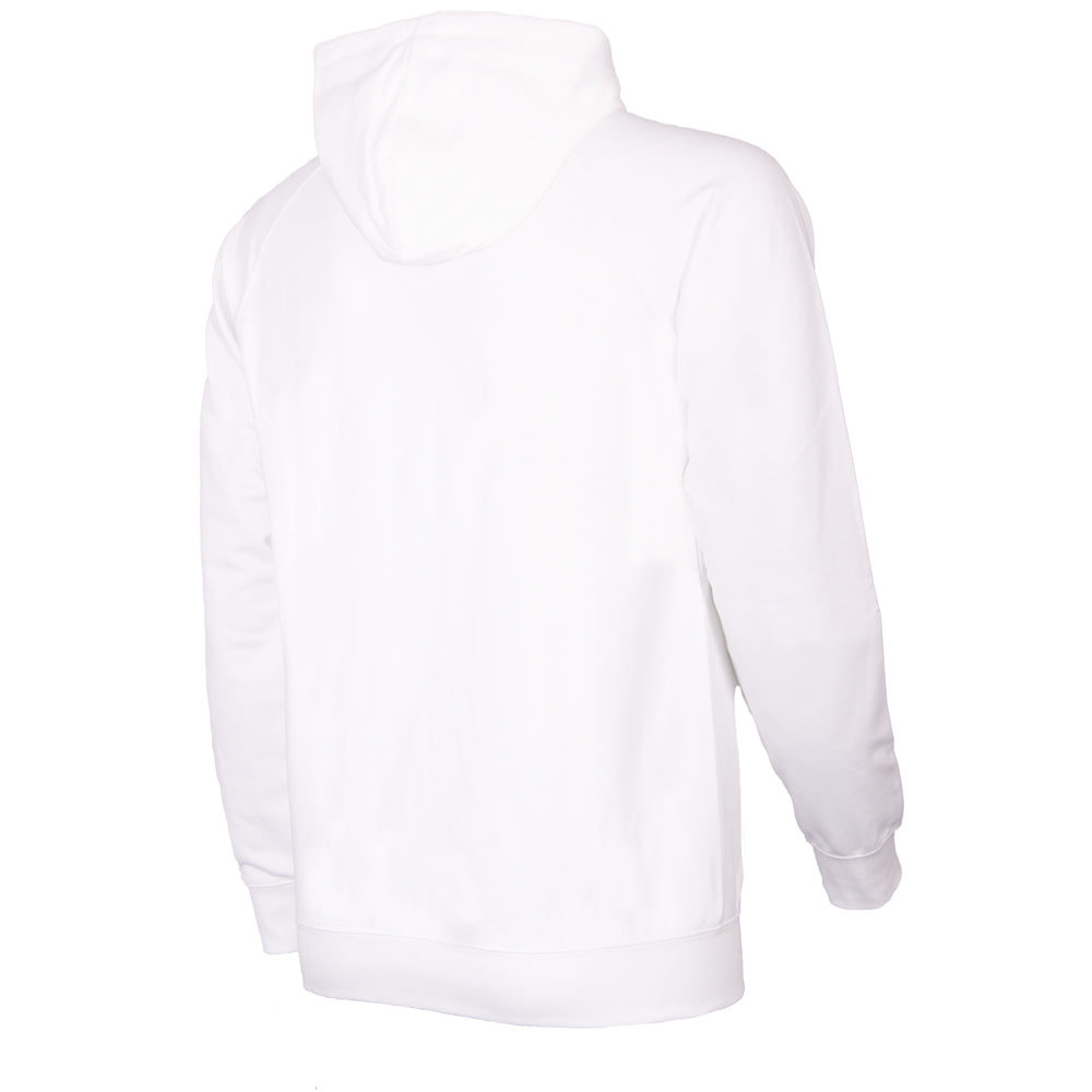 AS Roma Retro Striped Hoodie with Wolf Logo, Adult, White