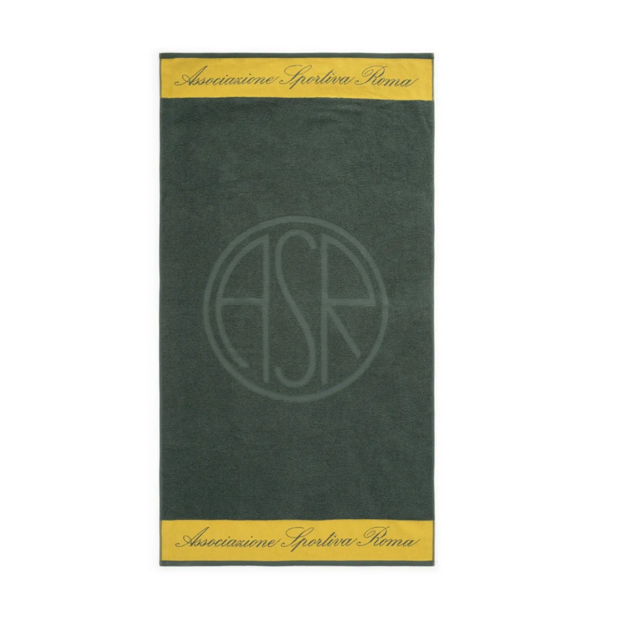 Telo mare Legacy AS Roma, Cotone, 90 x 170, Verde