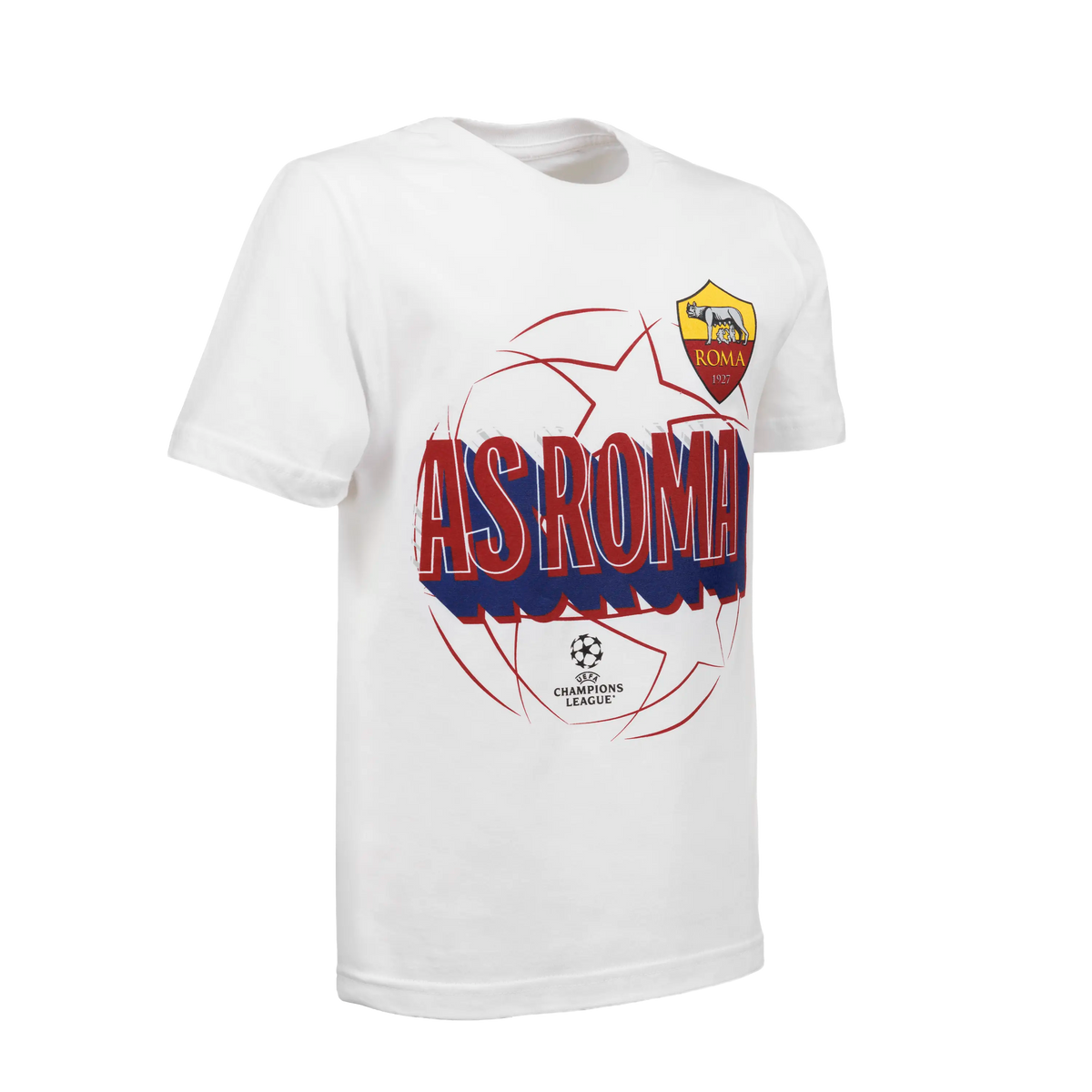 T-shirt AS Roma con logo Champions League, bambino