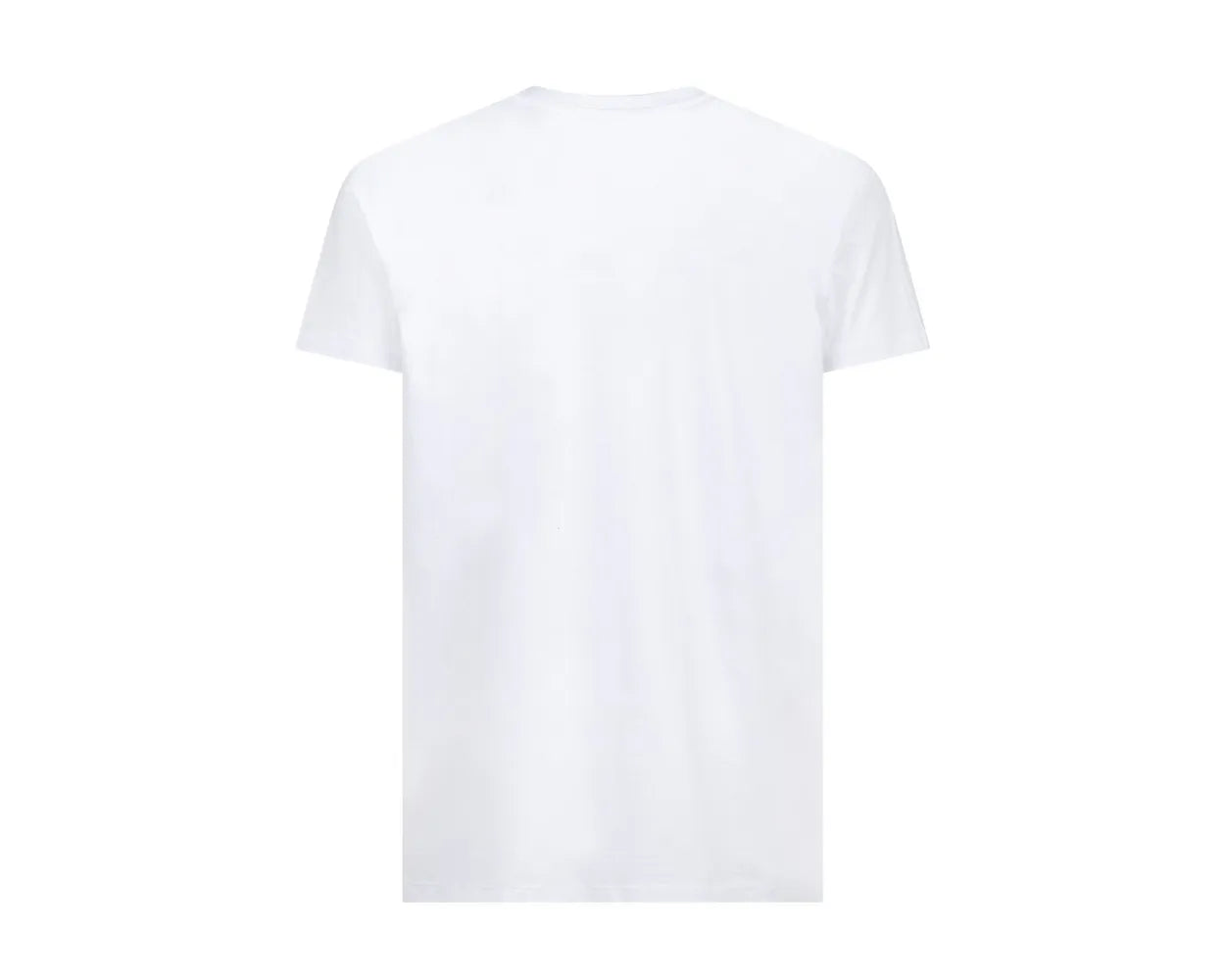 AS Roma T-Shirt with Large Embroidered Logo ROMAMOR, Adult, White