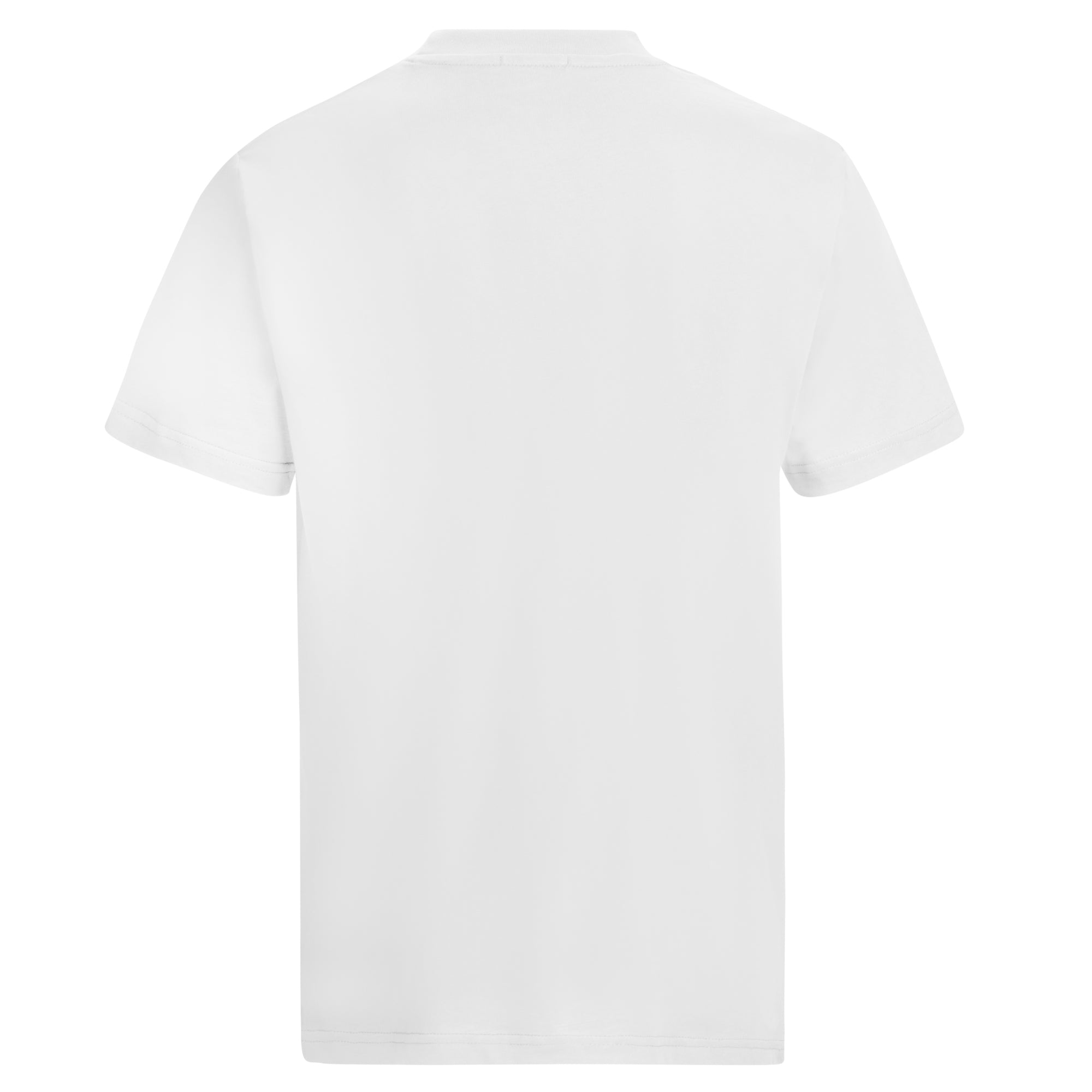 Wolf Neck Embroidery T-Shirt, White