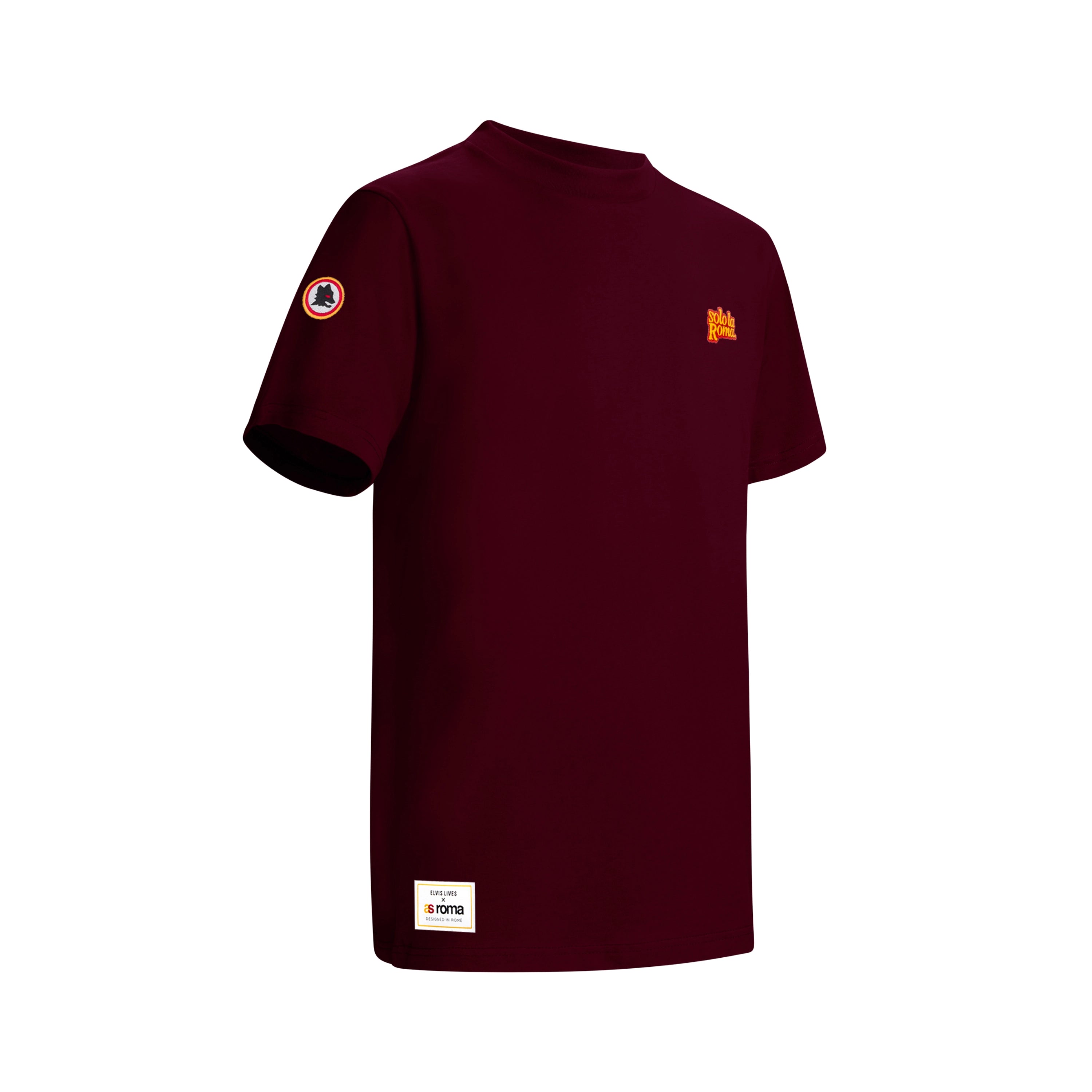 T-shirt Lupetto Elvis Lives x AS Roma, Bordeaux