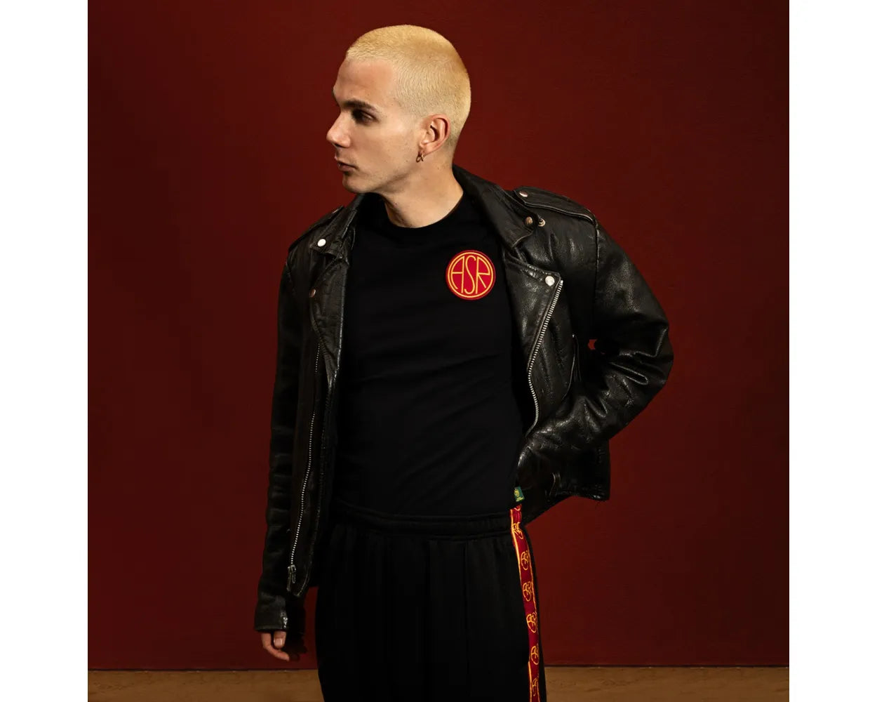 AS Roma Retro Sports Pants, Adult, Black