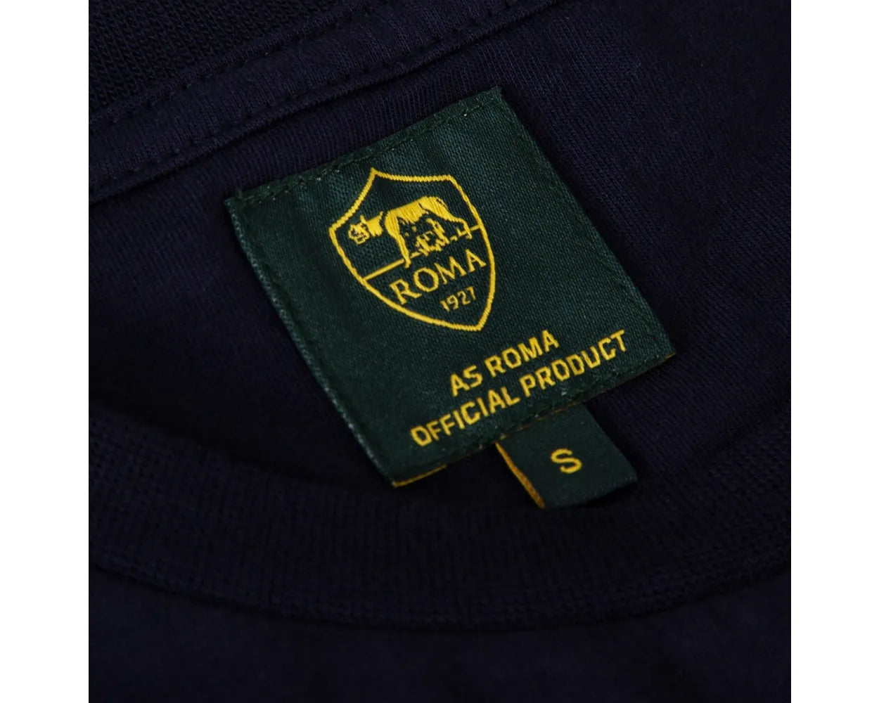 AS Roma Heritage Logo T-shirt, Adult, Blue