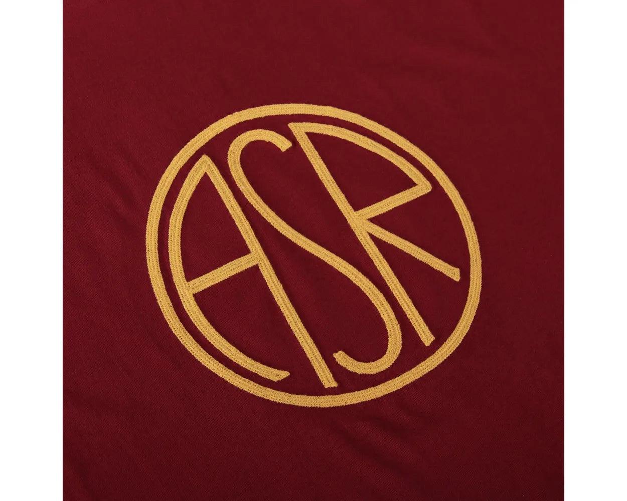 AS Roma Heritage Logo T-Shirt, Adult, Red