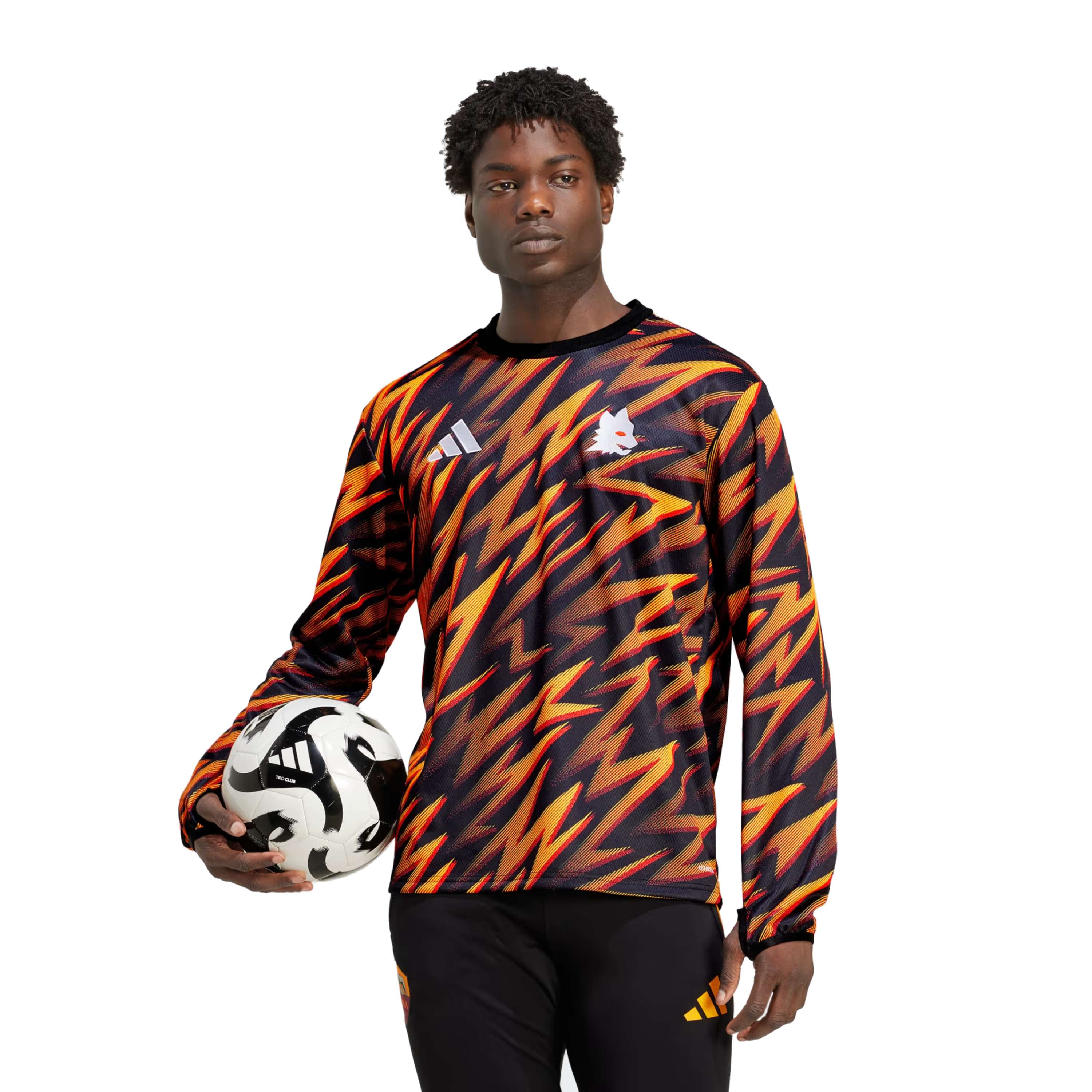 Felpa Pre-Match AS Roma 2025/26