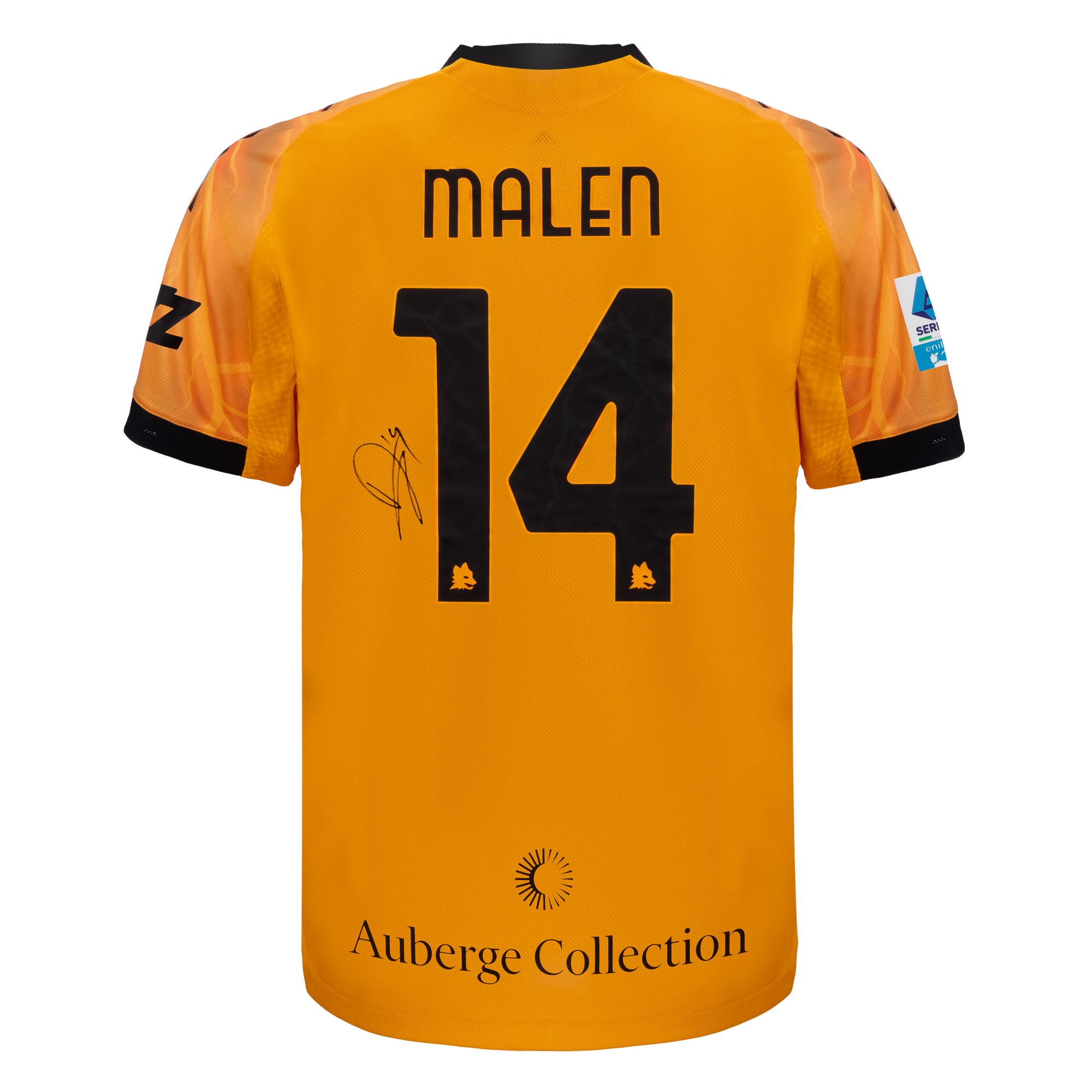 AS Roma 2025/26 Authentic Away Match Shirt – Signed – Donyell Malen