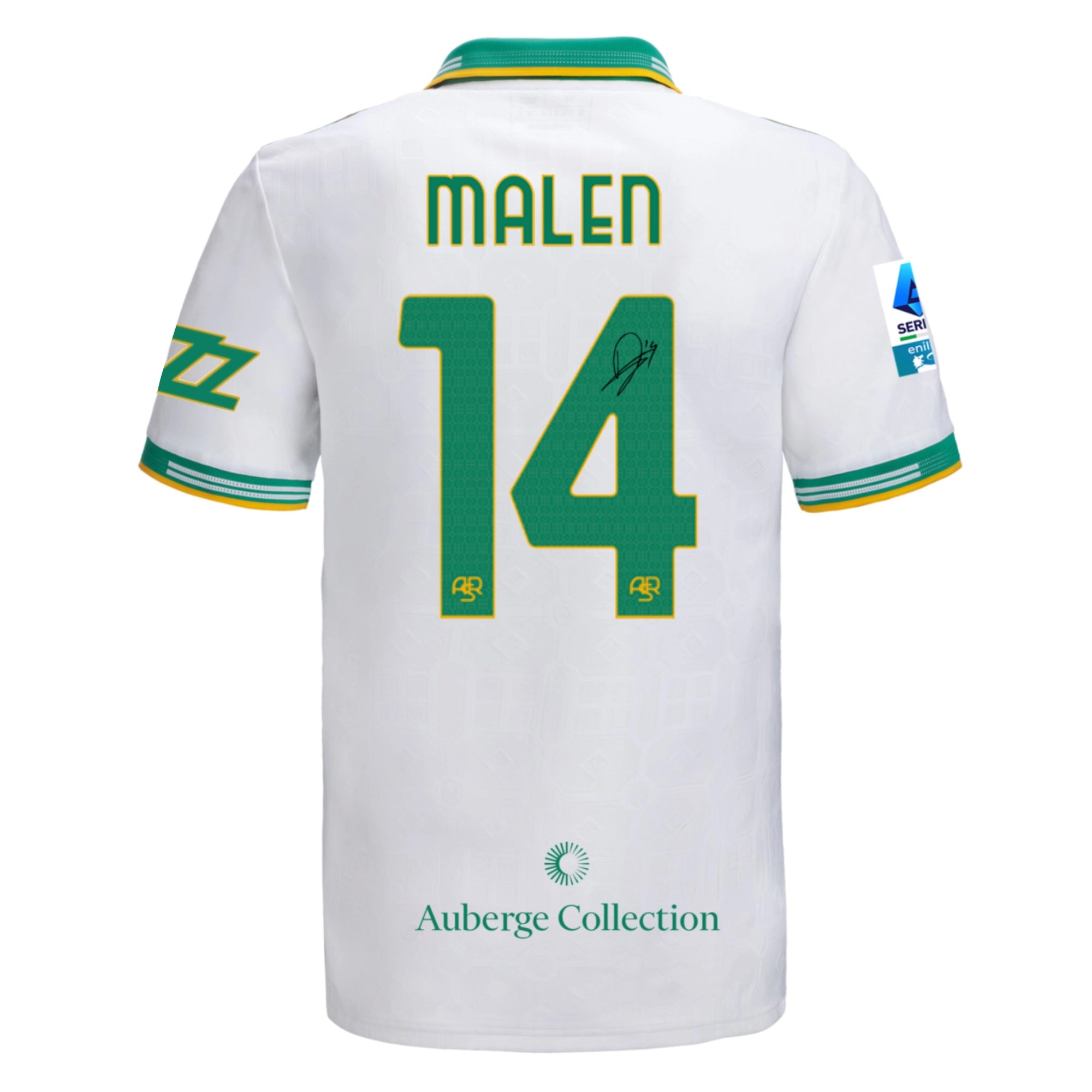 AS Roma 2025/26 Authentic Third Match Shirt – Signed – Donyell Malen